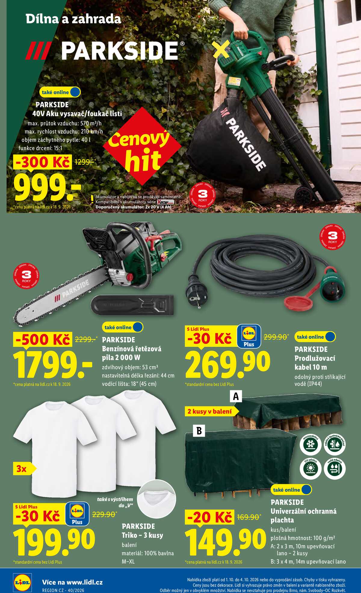Lidl Spotřební zboží 29.9. - 4.10. strana 15