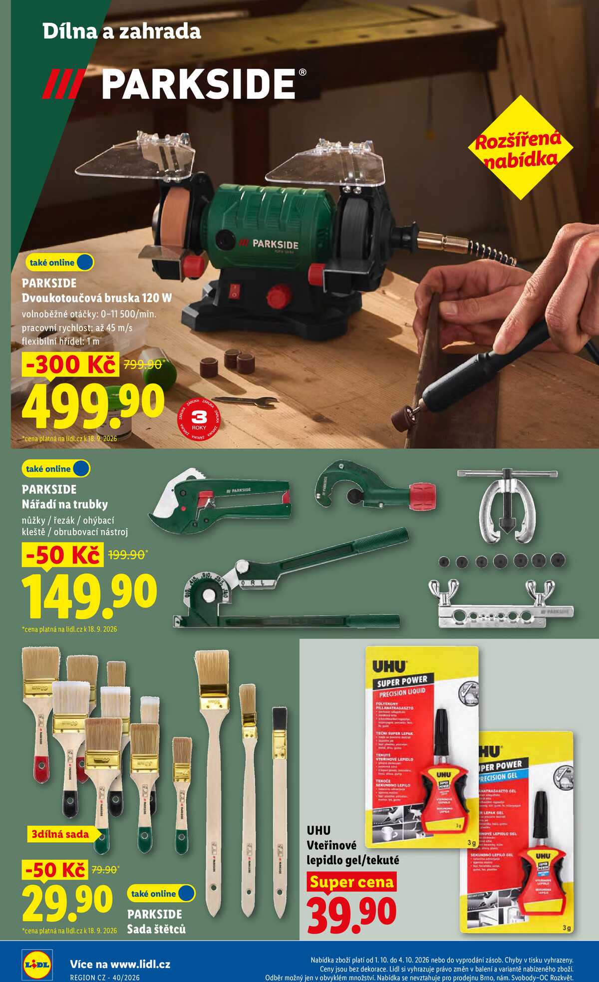 Lidl Spotřební zboží 29.9. - 4.10. strana 17