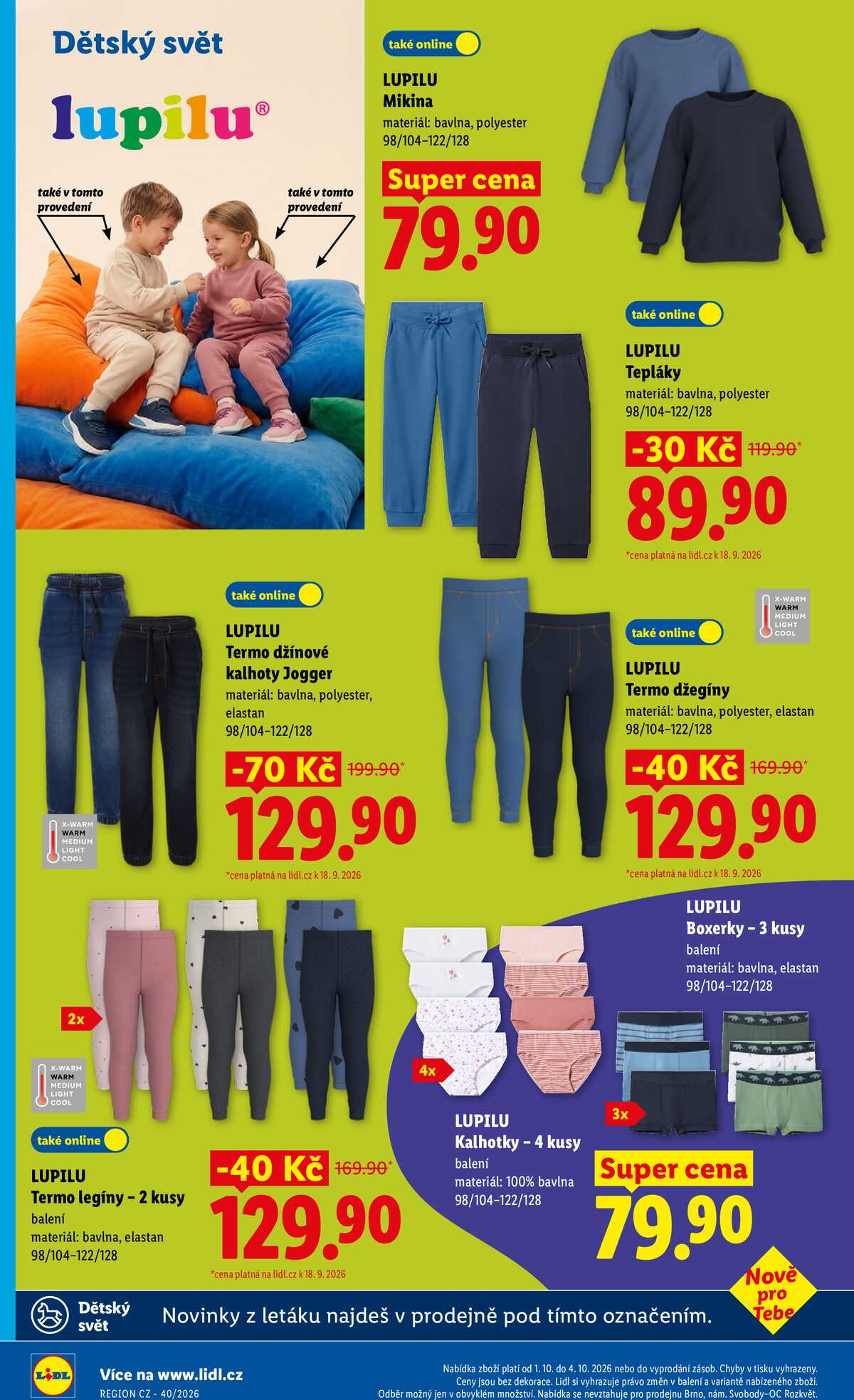 Lidl Spotřební zboží 29.9. - 4.10. strana 20