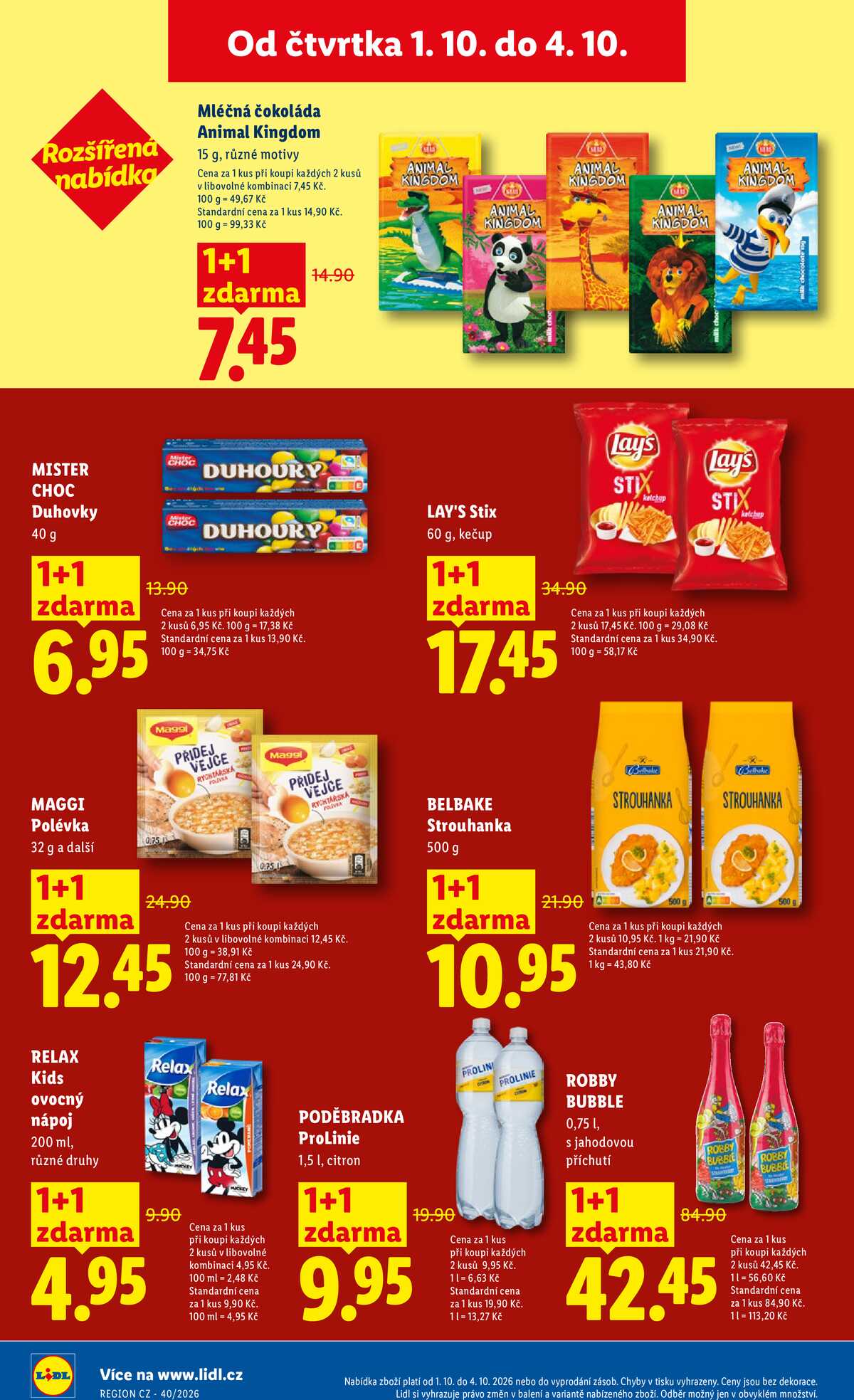 Lidl Čtvrtek od 1.10. do 4.10.2026 strana 26