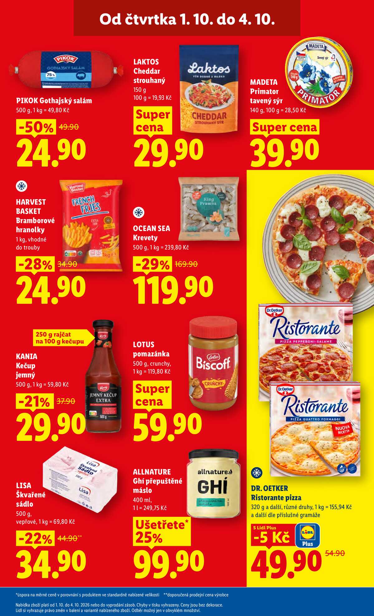 Lidl Čtvrtek od 1.10. do 4.10.2026 strana 29