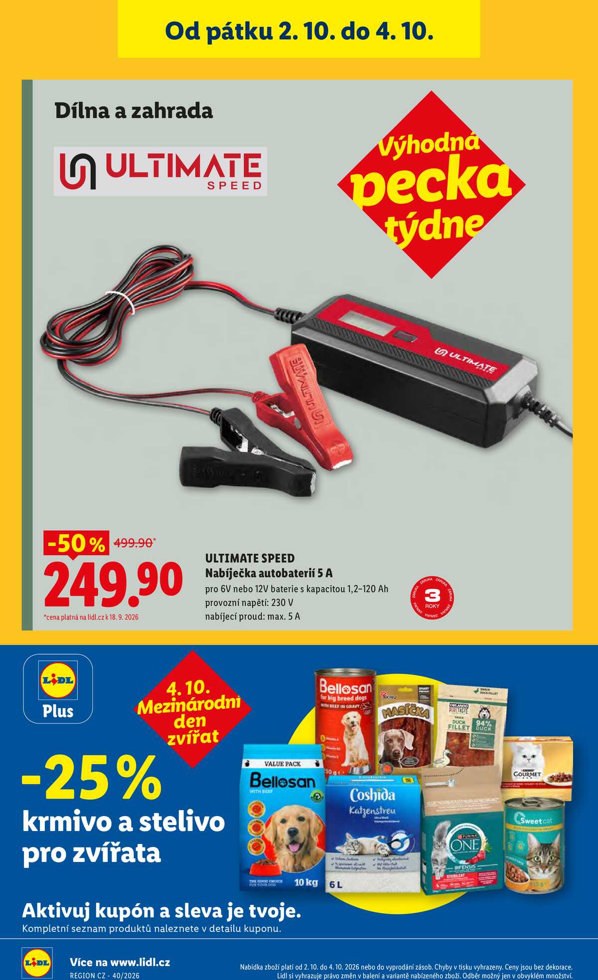 Lidl Čtvrtek od 1.10. do 4.10.2026 strana 50