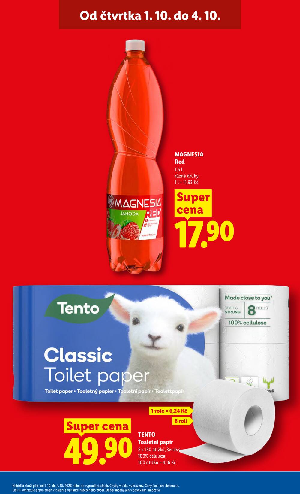 Leták Lidl - Lidl Čtvrtek od 1.10. do 4.10.2026 - strana 9
