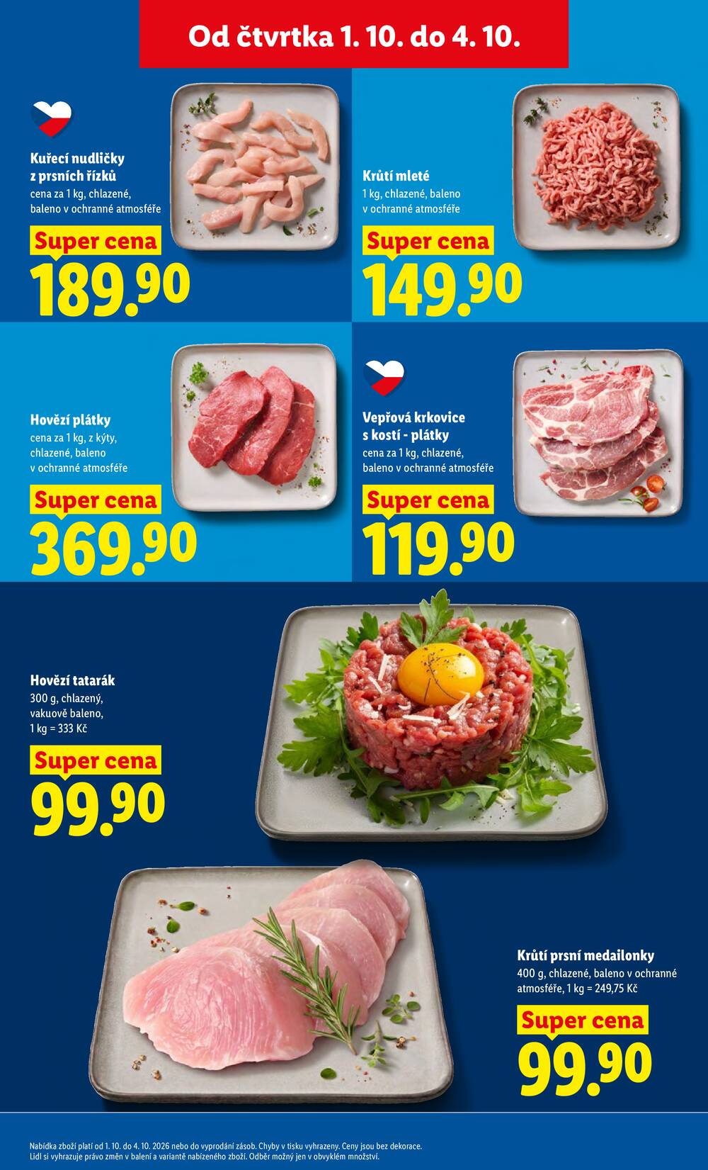 Lidl Čtvrtek od 1.10. do 4.10.2026