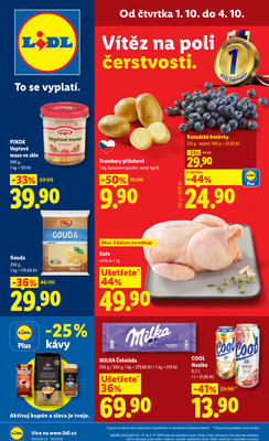 Lidl Čtvrtek od 1.10. do 4.10.2026