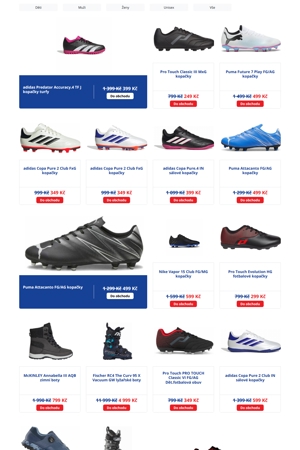 Intersport Boty - 26. 9. 2026