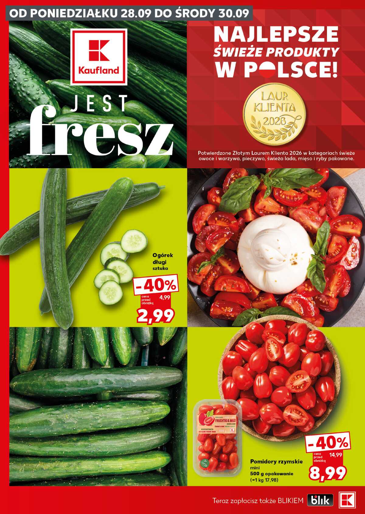 Leták Kaufland Polsko 28.9.-30.9.2026 - Silný start strana 4
