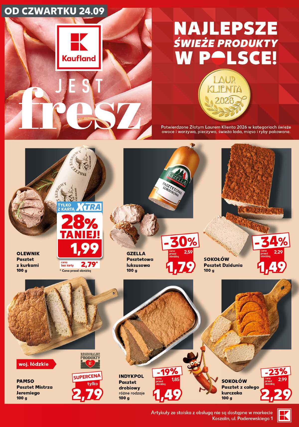 Leták Kaufland Polsko 28.9.-30.9.2026 - Silný start strana 14