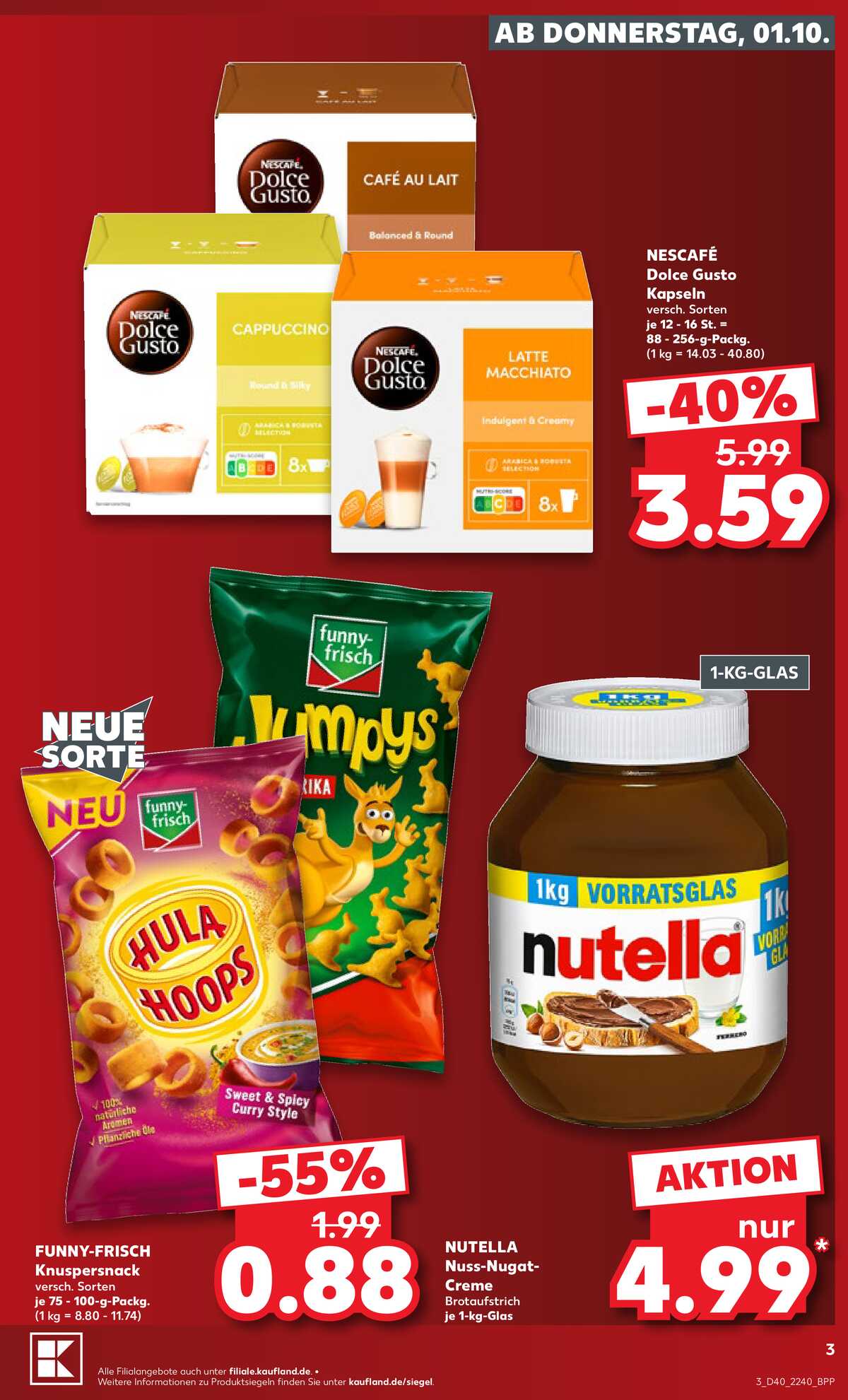 Leták Kaufland Německo 1.10.-7.10.2026 strana 3