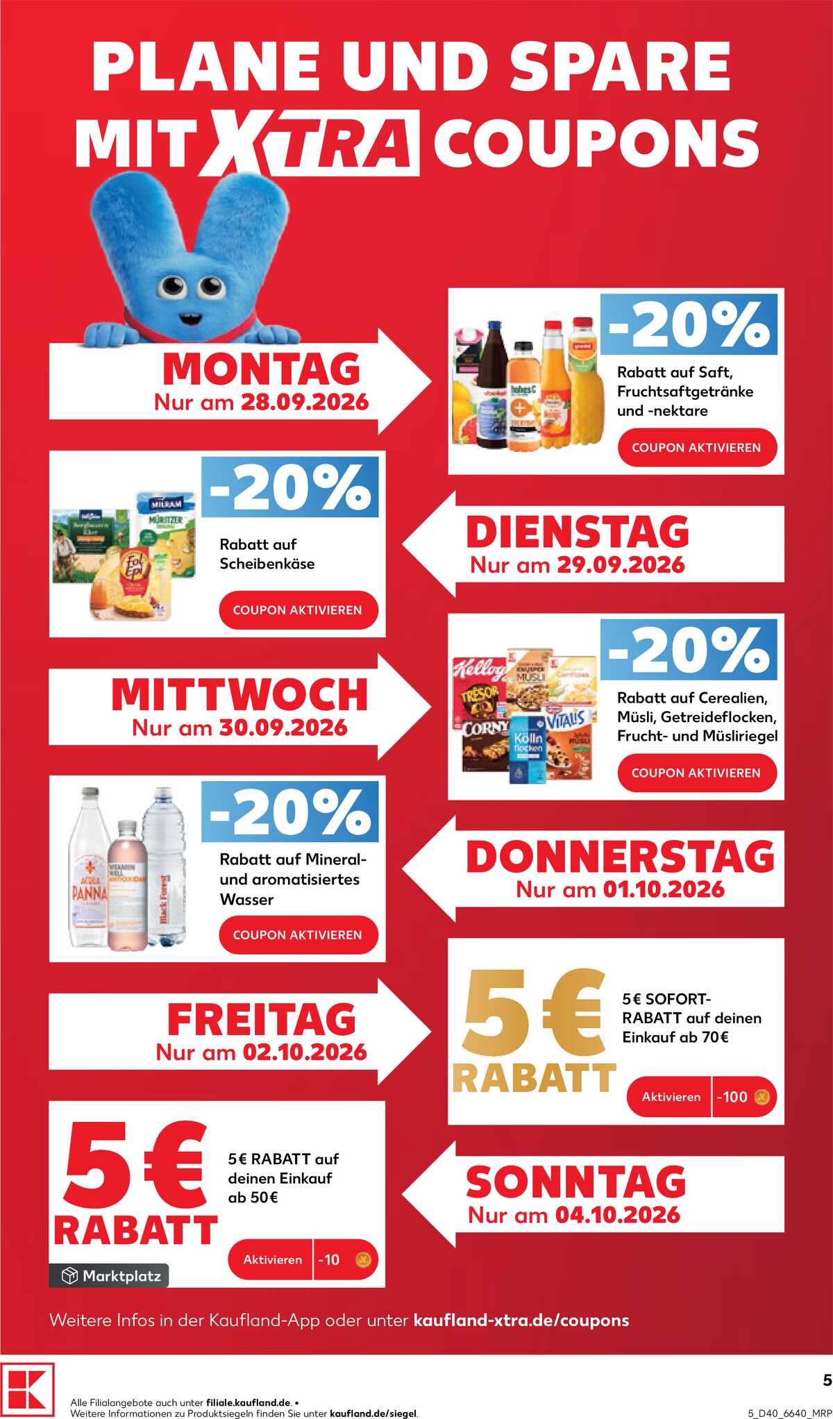 Leták Kaufland Německo 1.10.-7.10.2026 strana 5