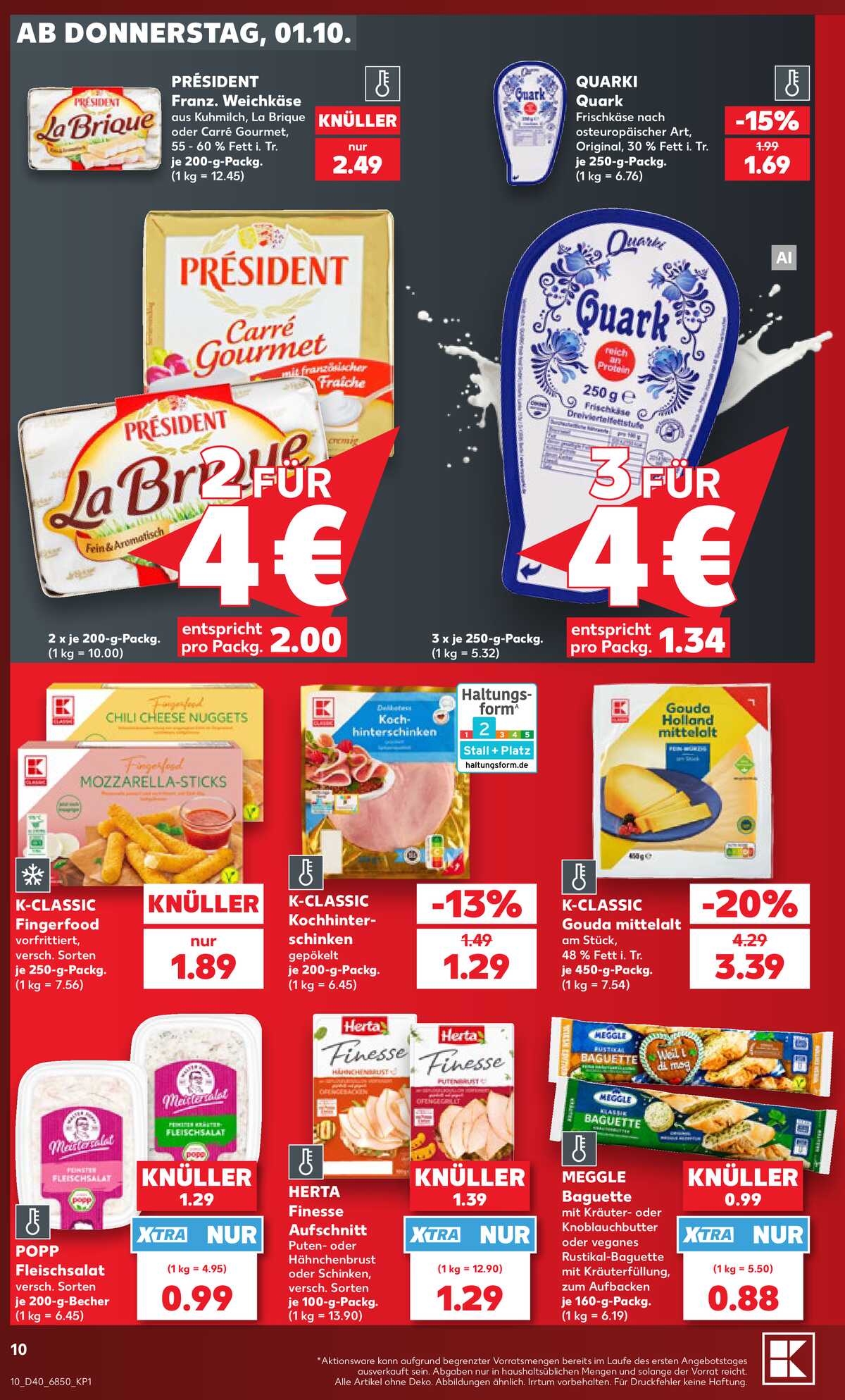 Leták Kaufland Německo 1.10.-7.10.2026 strana 10