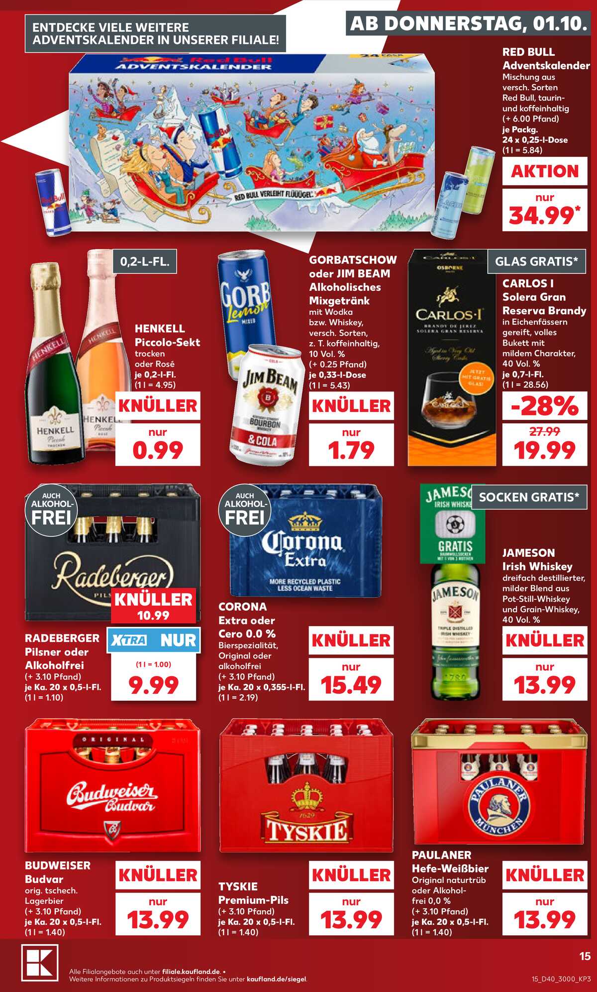 Leták Kaufland Německo 1.10.-7.10.2026 strana 15