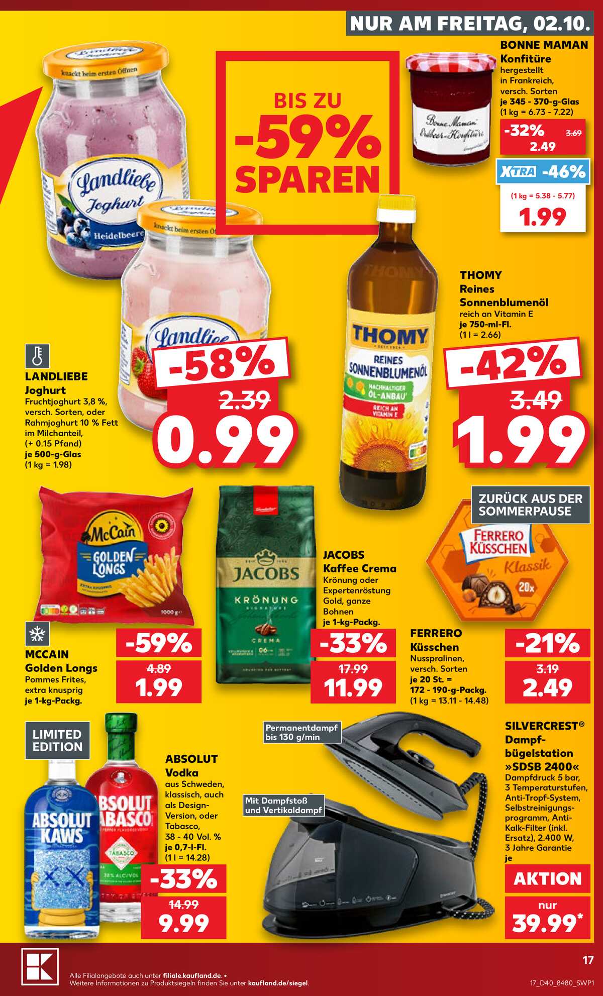 Leták Kaufland Německo 1.10.-7.10.2026 strana 17