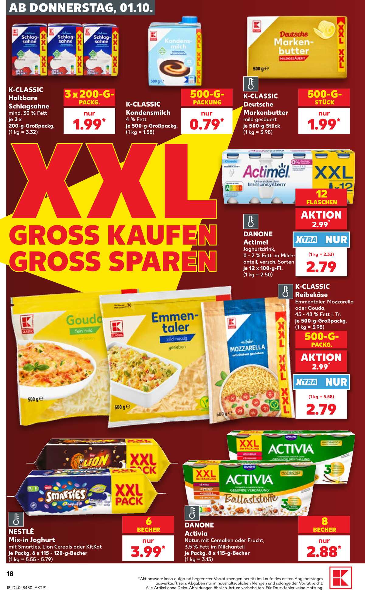 Leták Kaufland Německo 1.10.-7.10.2026 strana 18