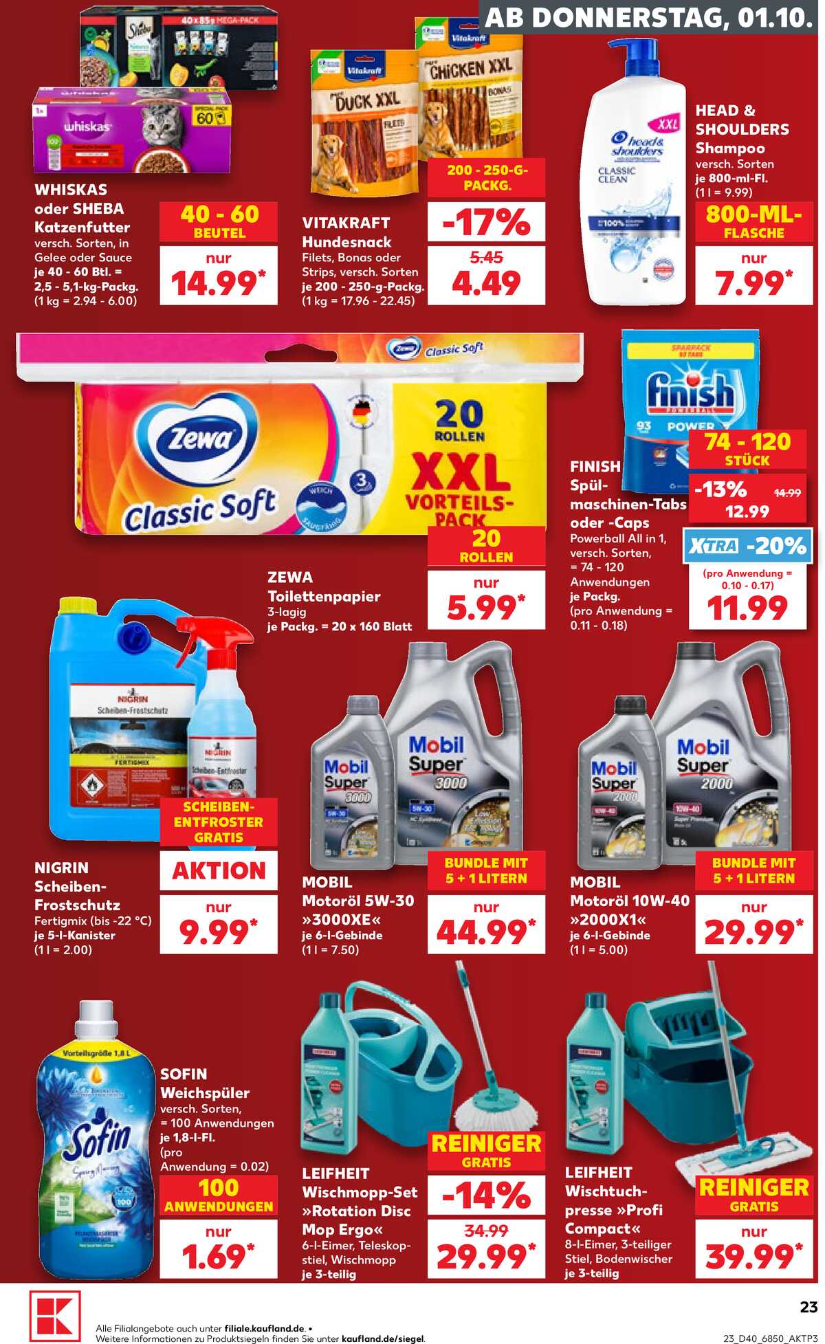 Leták Kaufland Německo 1.10.-7.10.2026 strana 23