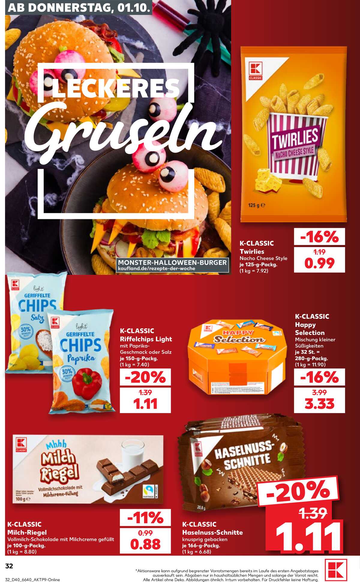 Leták Kaufland Německo 1.10.-7.10.2026 strana 32