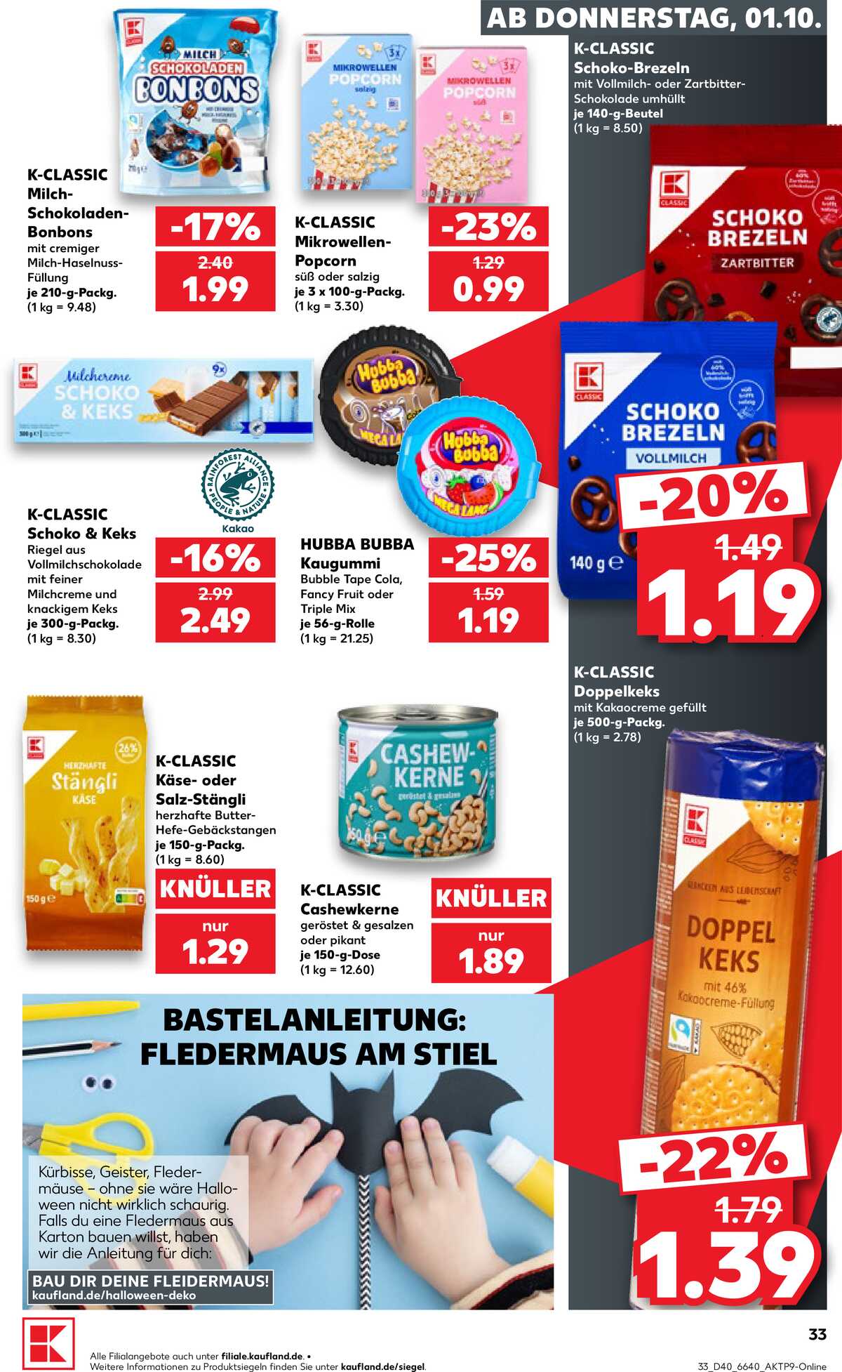 Leták Kaufland Německo 1.10.-7.10.2026 strana 33