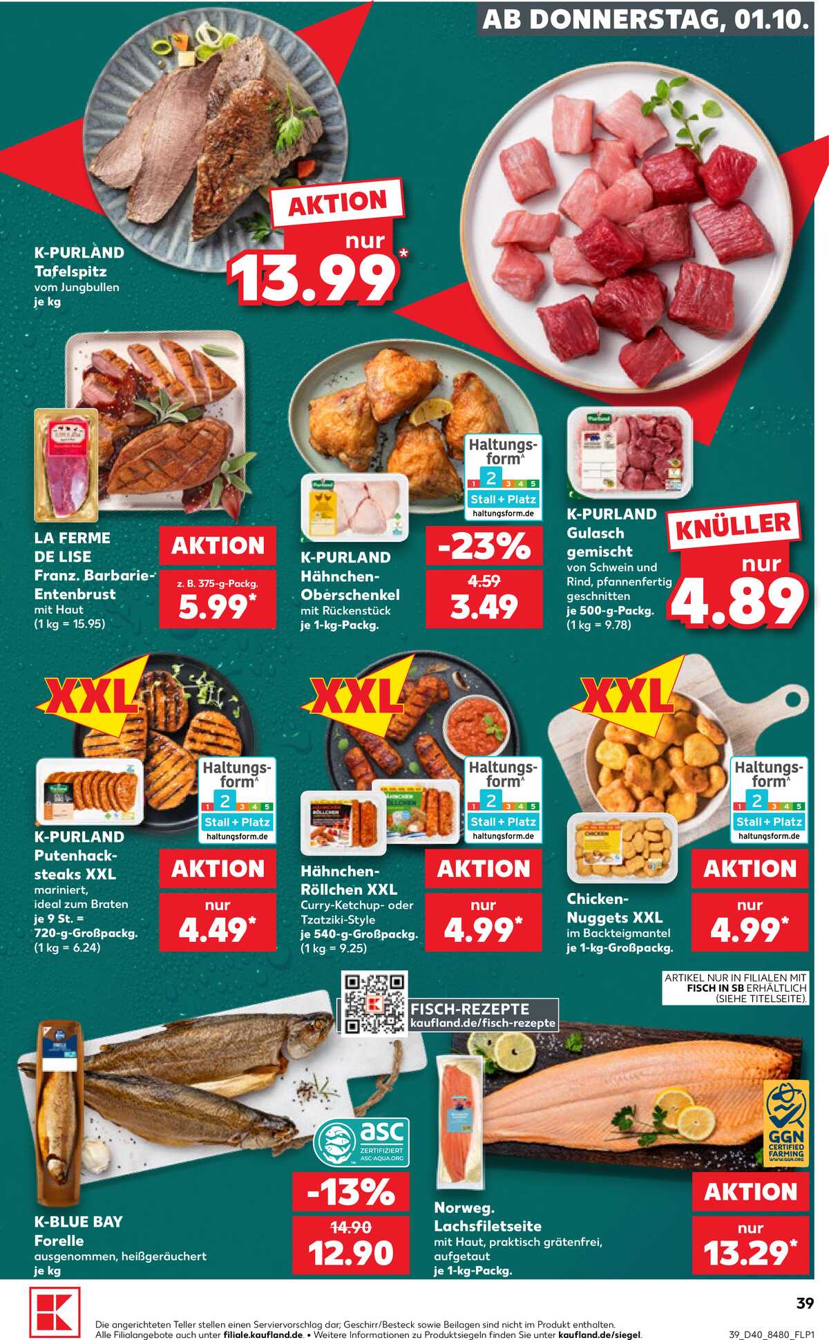 Leták Kaufland Německo 1.10.-7.10.2026 strana 39