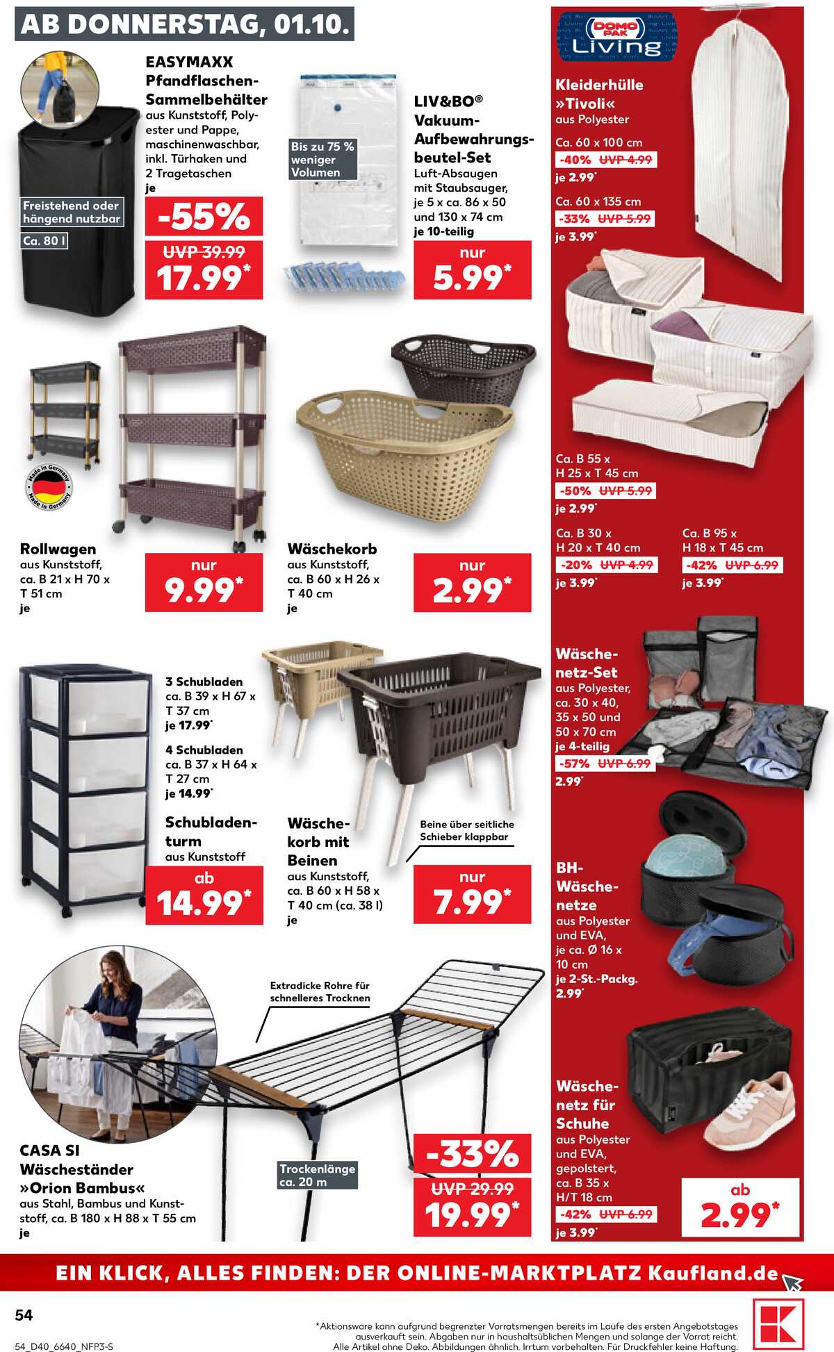Leták Kaufland Německo 1.10.-7.10.2026 strana 54