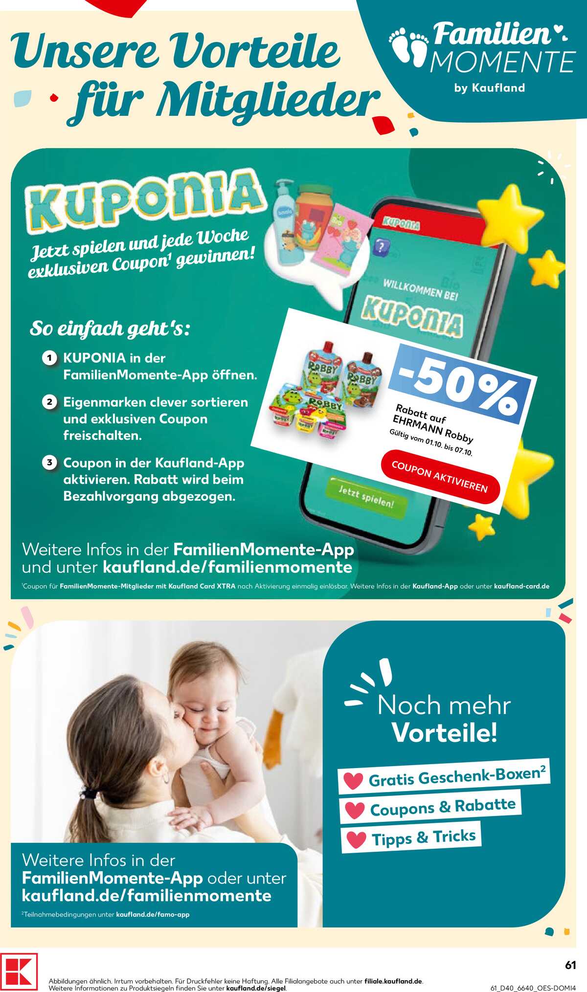 Leták Kaufland Německo 1.10.-7.10.2026 strana 61