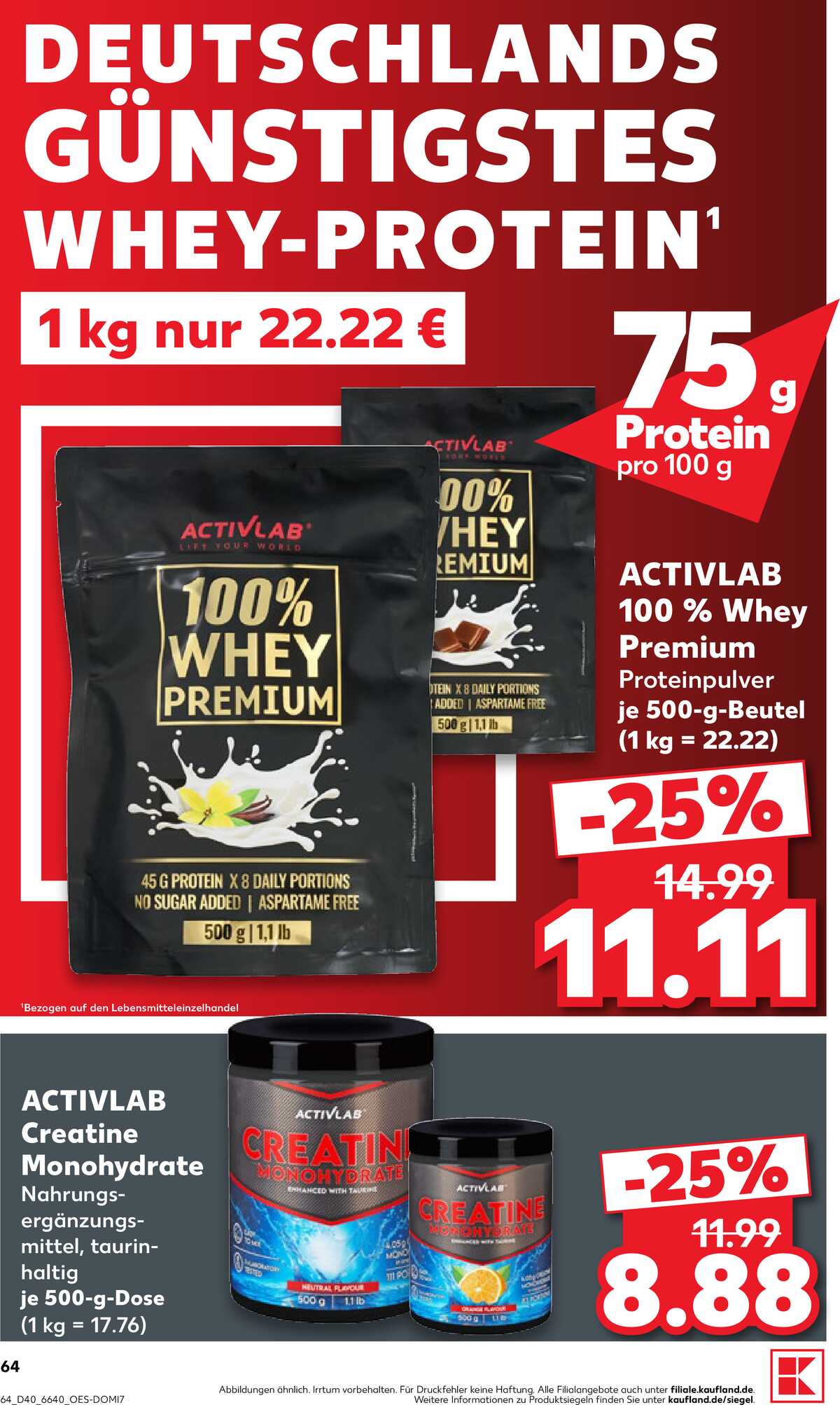 Leták Kaufland Německo 1.10.-7.10.2026 strana 64