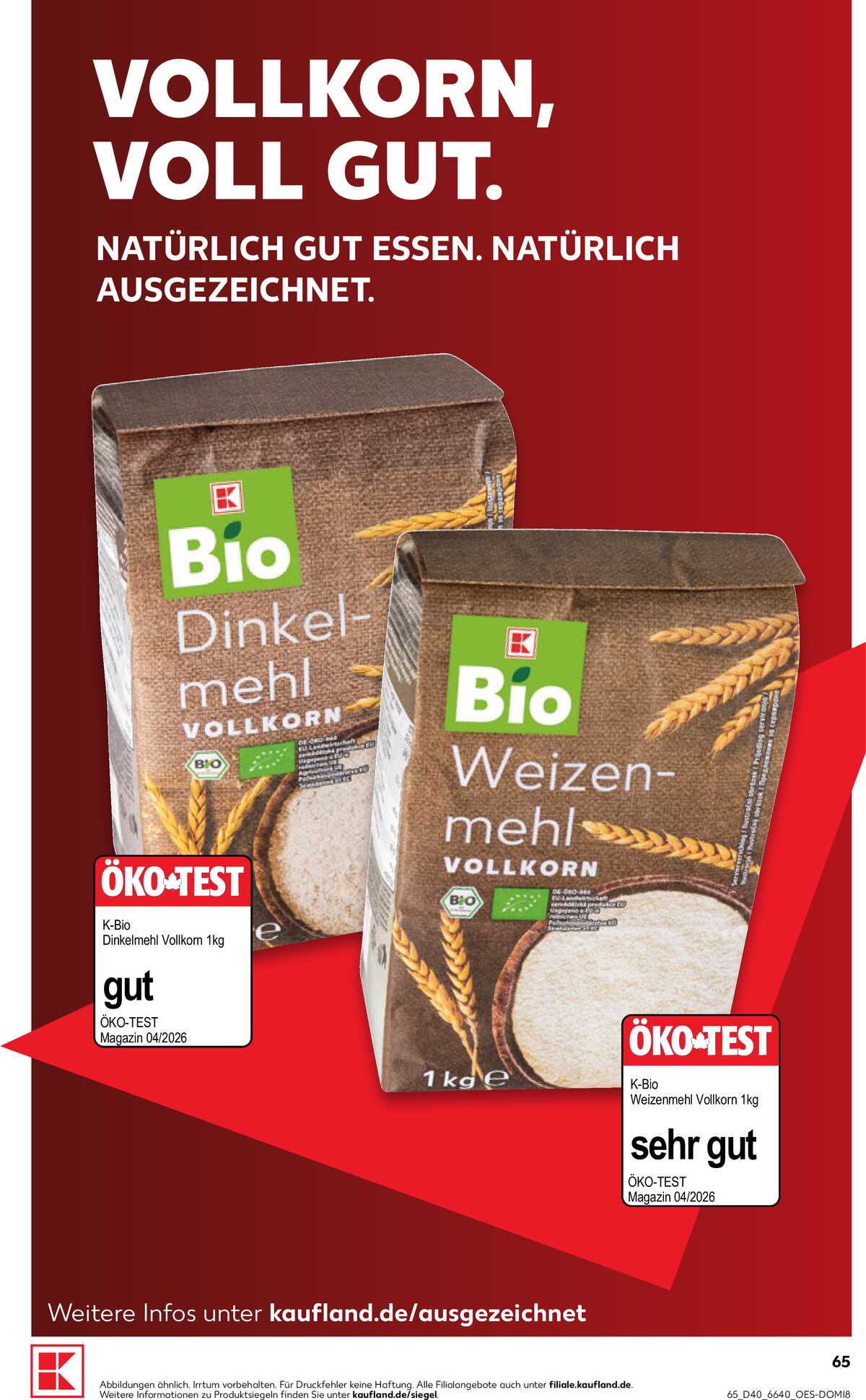 Leták Kaufland Německo 1.10.-7.10.2026 strana 65