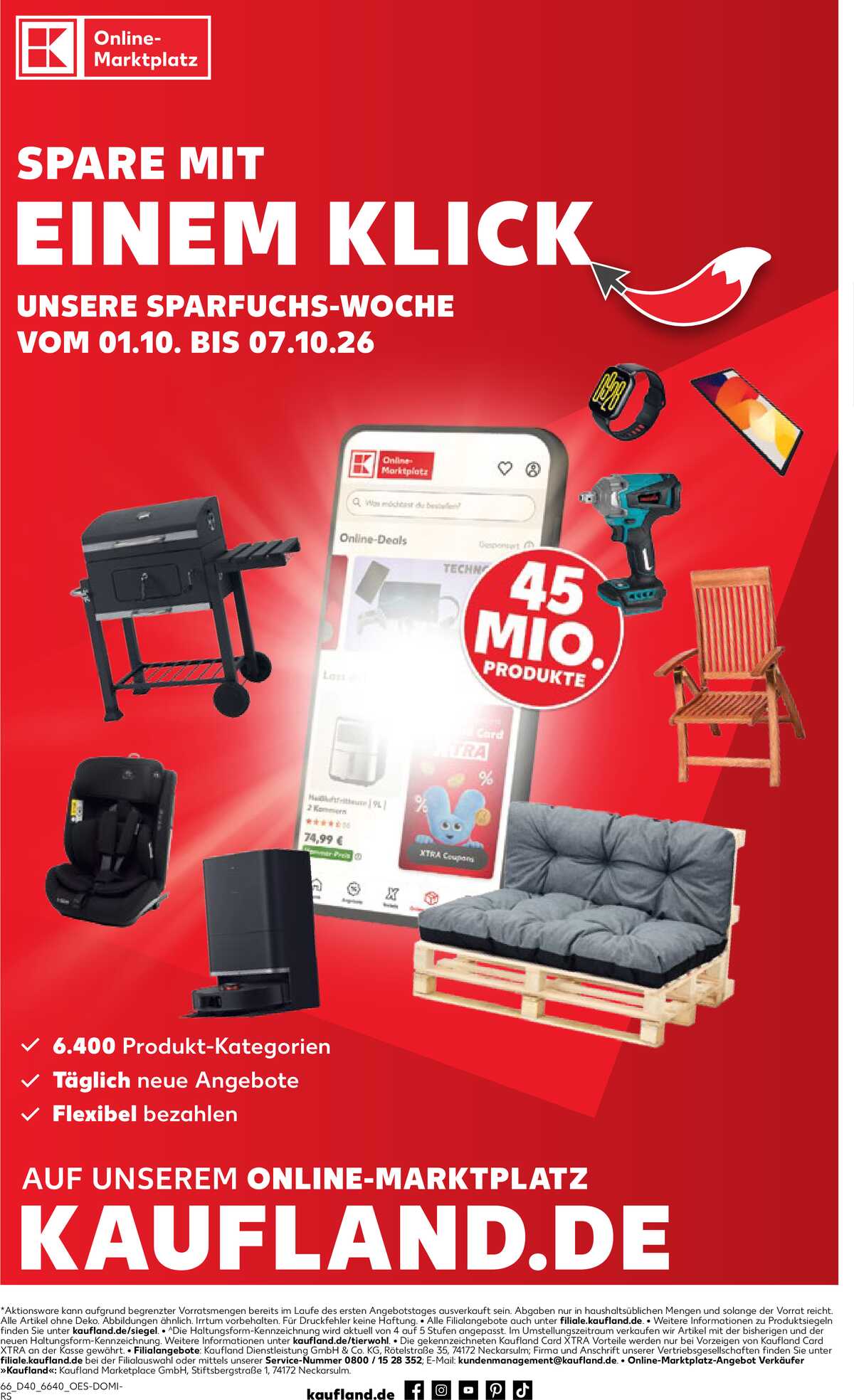 Leták Kaufland Německo 1.10.-7.10.2026 strana 66
