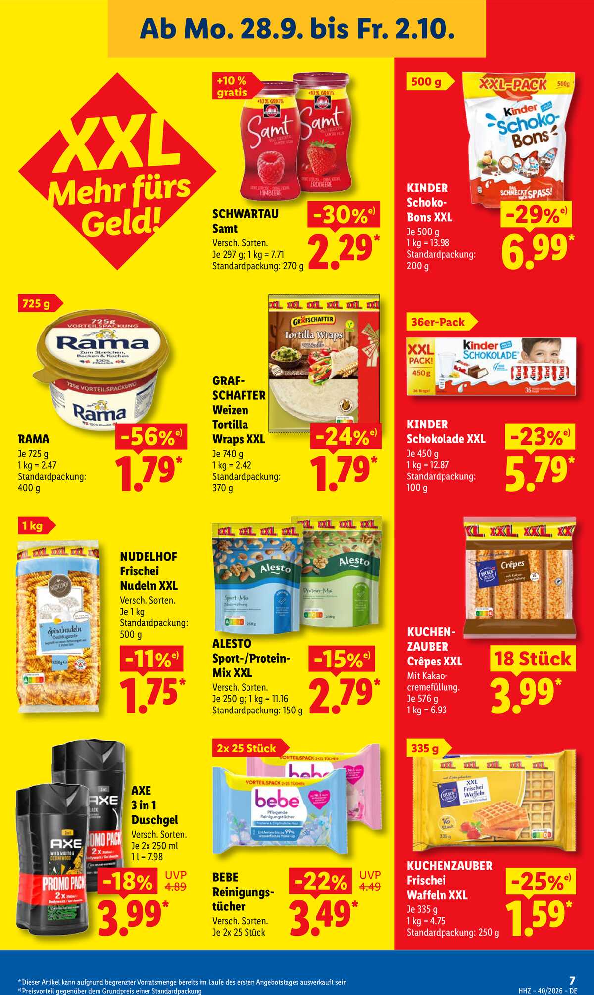 Leták Lidl Německo 28.9.-3.10.2026 strana 17