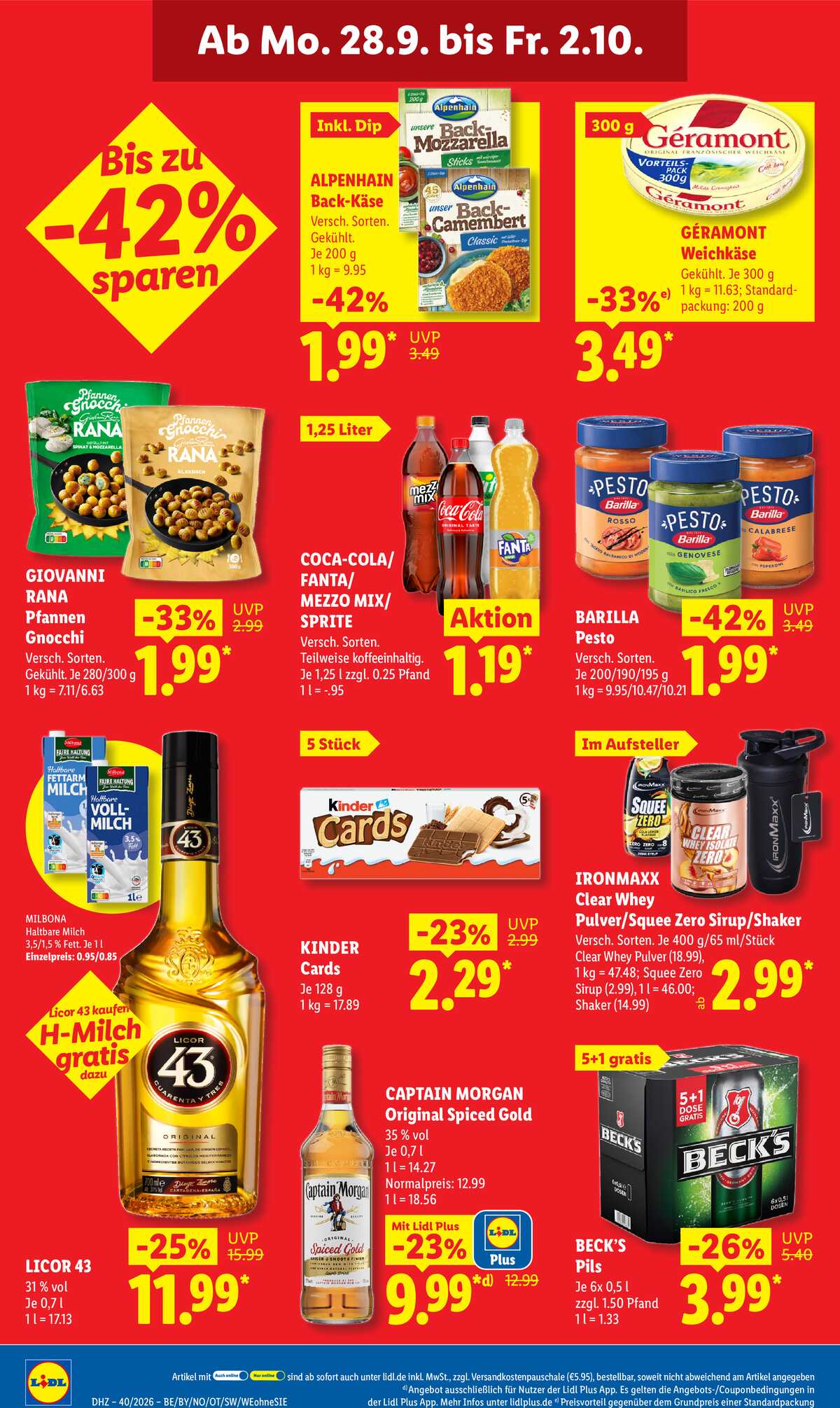 Leták Lidl Německo 28.9.-3.10.2026 strana 18