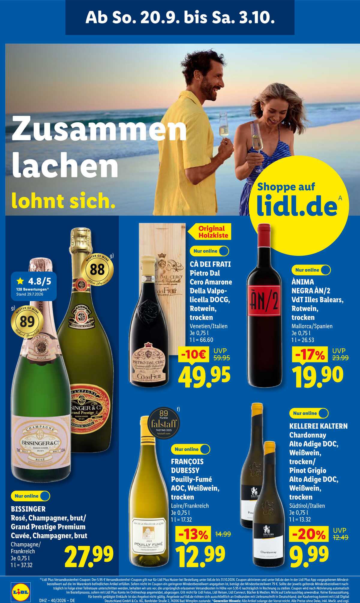 Leták Lidl Německo 28.9.-3.10.2026 strana 22