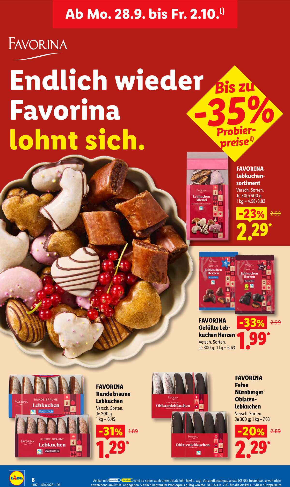 Leták Lidl Německo 28.9.-3.10.2026 strana 24