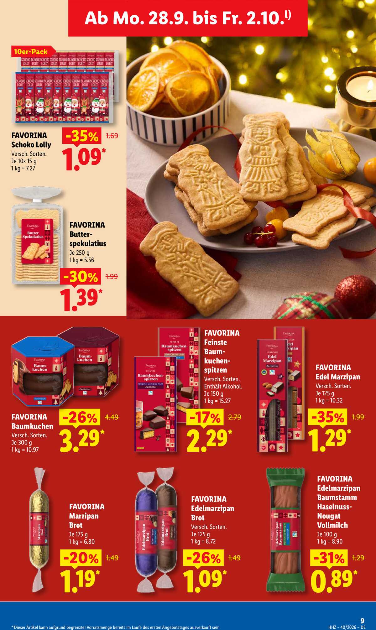 Leták Lidl Německo 28.9.-3.10.2026 strana 25