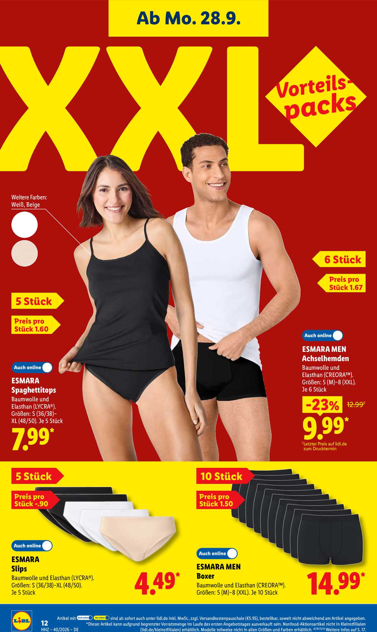 Leták Lidl Německo 28.9.-3.10.2026 strana 32