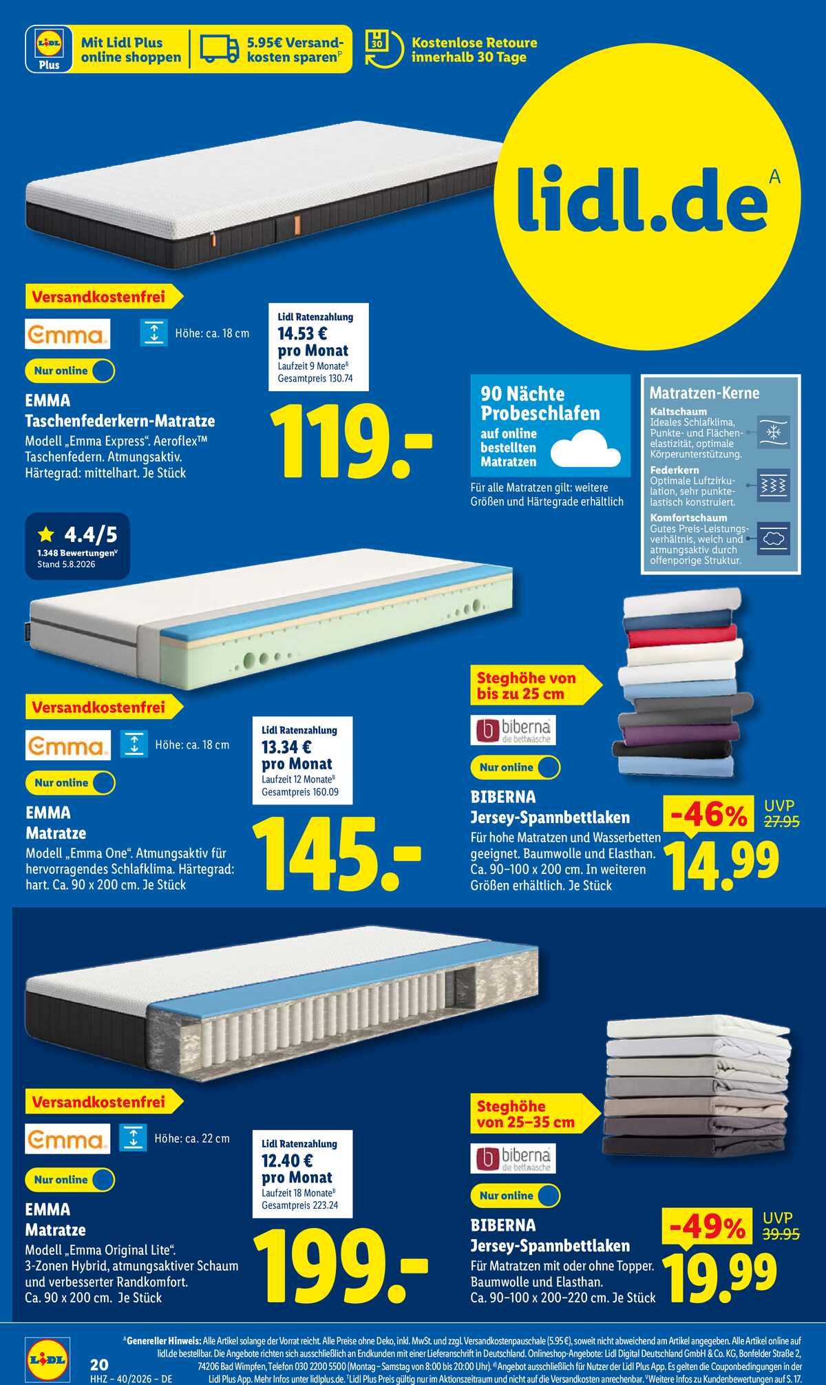 Leták Lidl Německo 28.9.-3.10.2026 strana 40