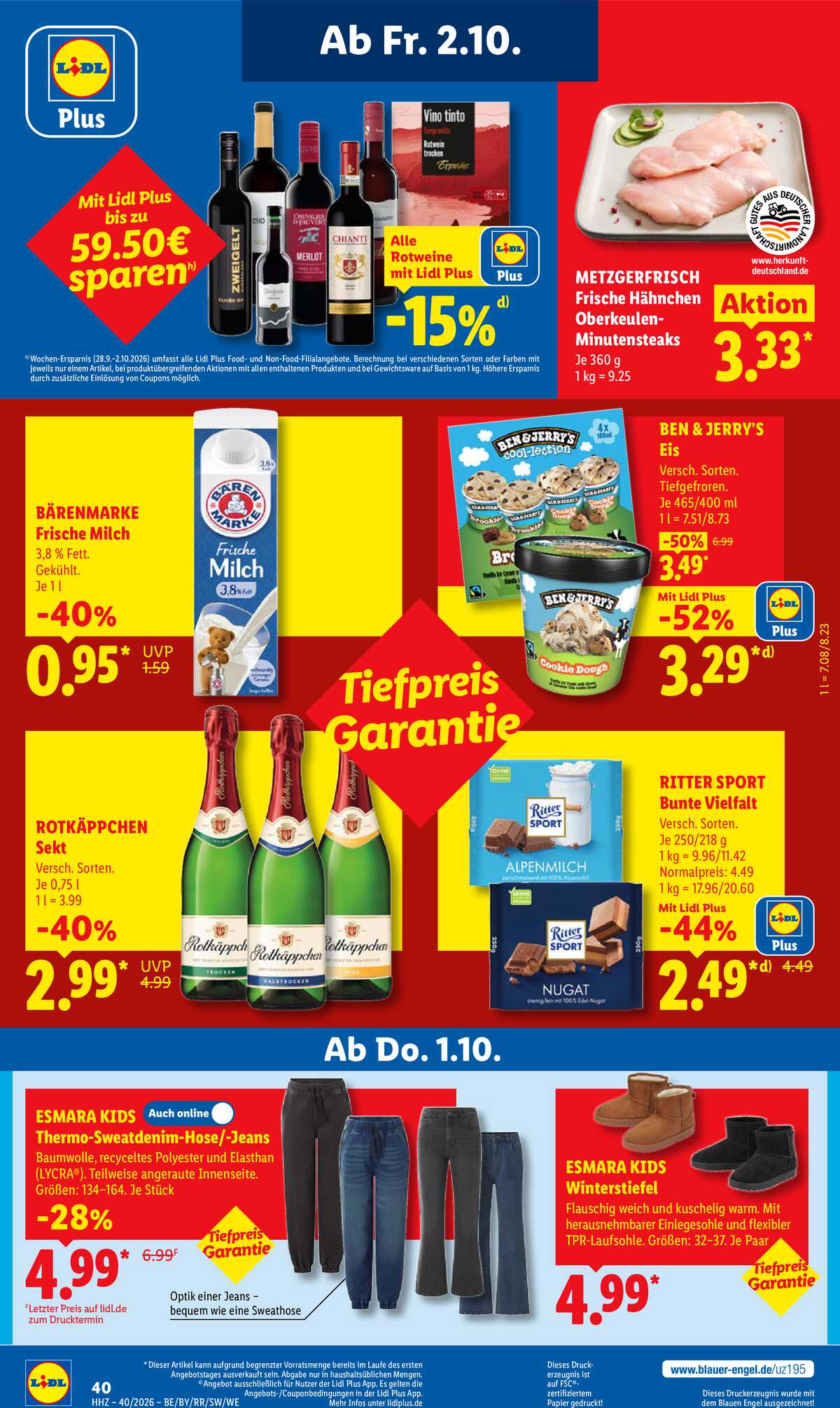 Leták Lidl Německo 28.9.-3.10.2026 strana 68