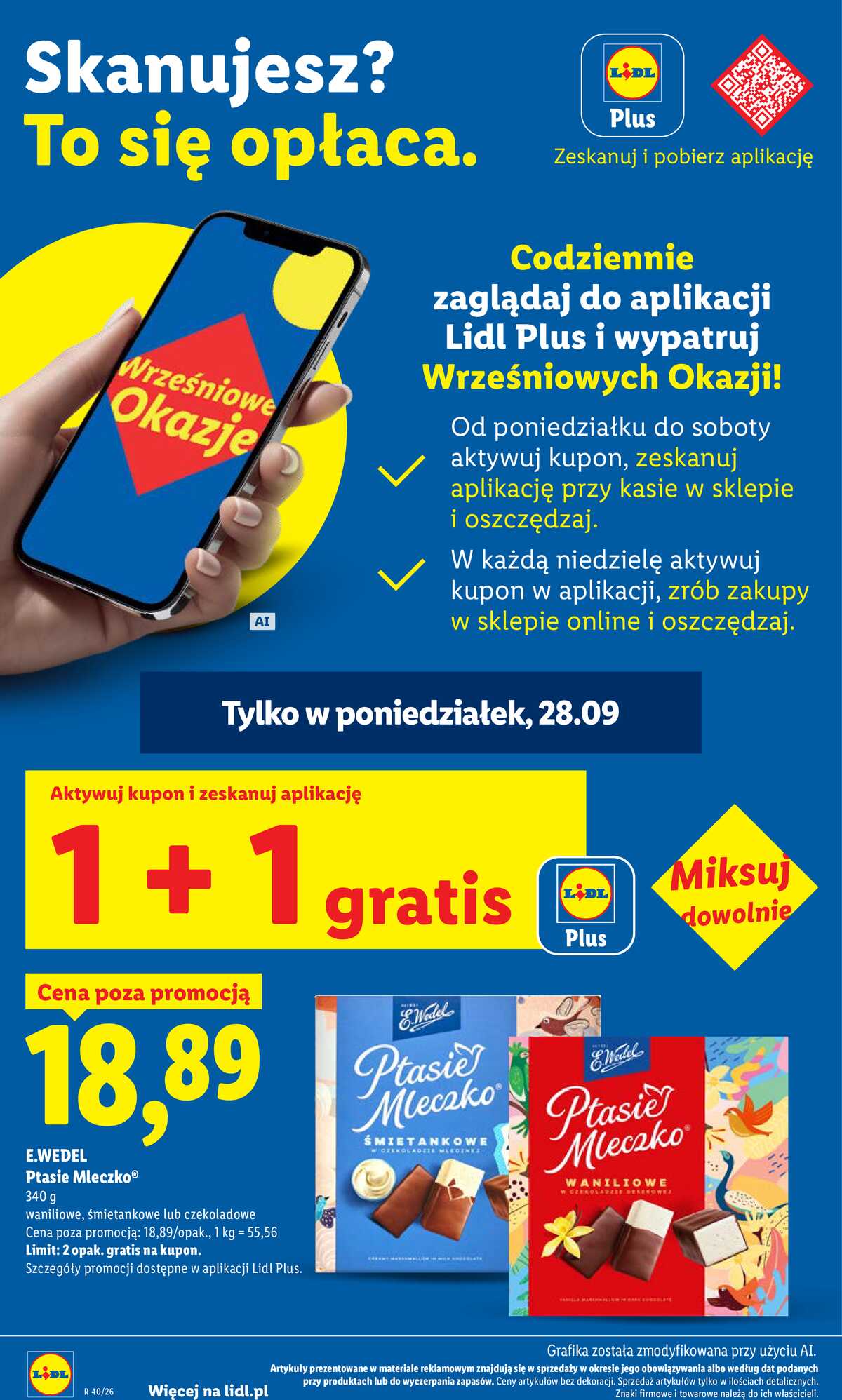 Leták Lidl Polsko 28.9.-30.9.2026 - Leták platí od 28. 9. do 30. 9. strana 6