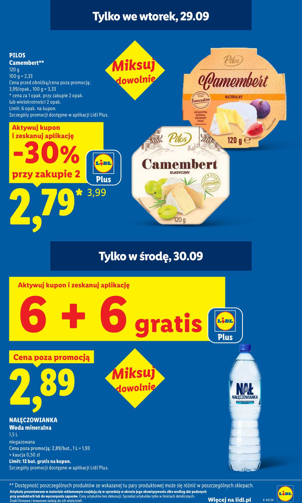 Leták Lidl Polsko 28.9.-30.9.2026 - Leták platí od 28. 9. do 30. 9. strana 7