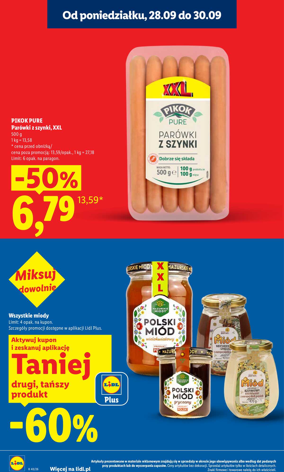 Leták Lidl Polsko 28.9.-30.9.2026 - Leták platí od 28. 9. do 30. 9. strana 10