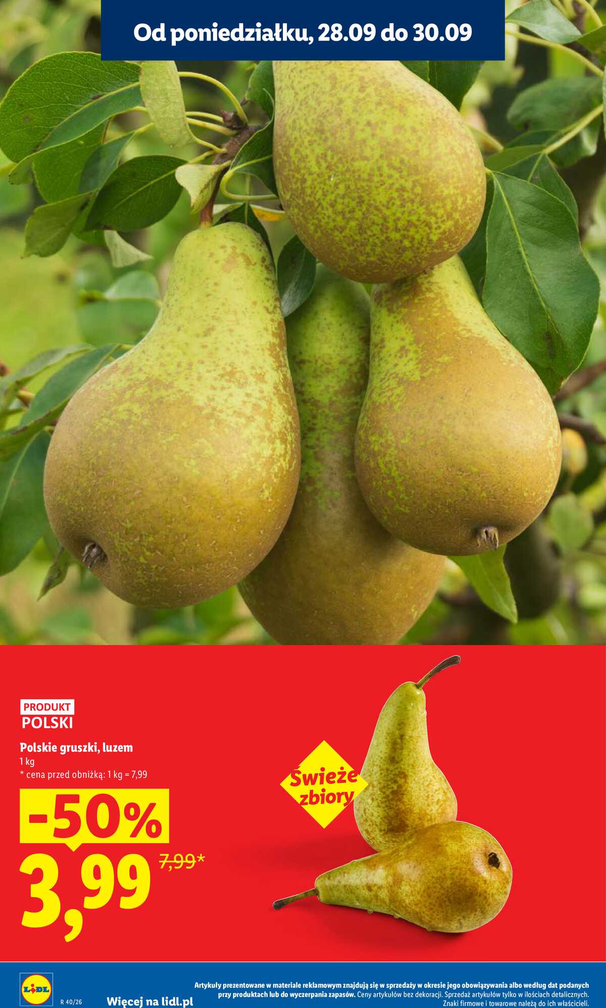 Leták Lidl Polsko 28.9.-30.9.2026 - Leták platí od 28. 9. do 30. 9. strana 12