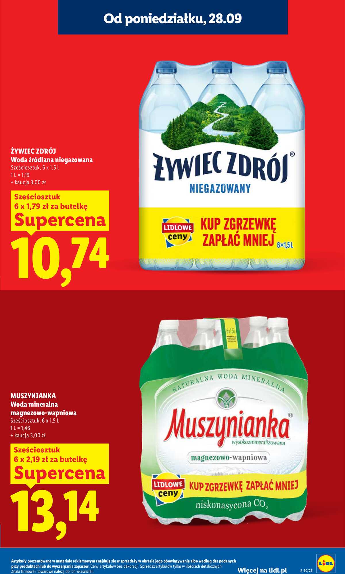 Leták Lidl Polsko 28.9.-30.9.2026 - Leták platí od 28. 9. do 30. 9. strana 15