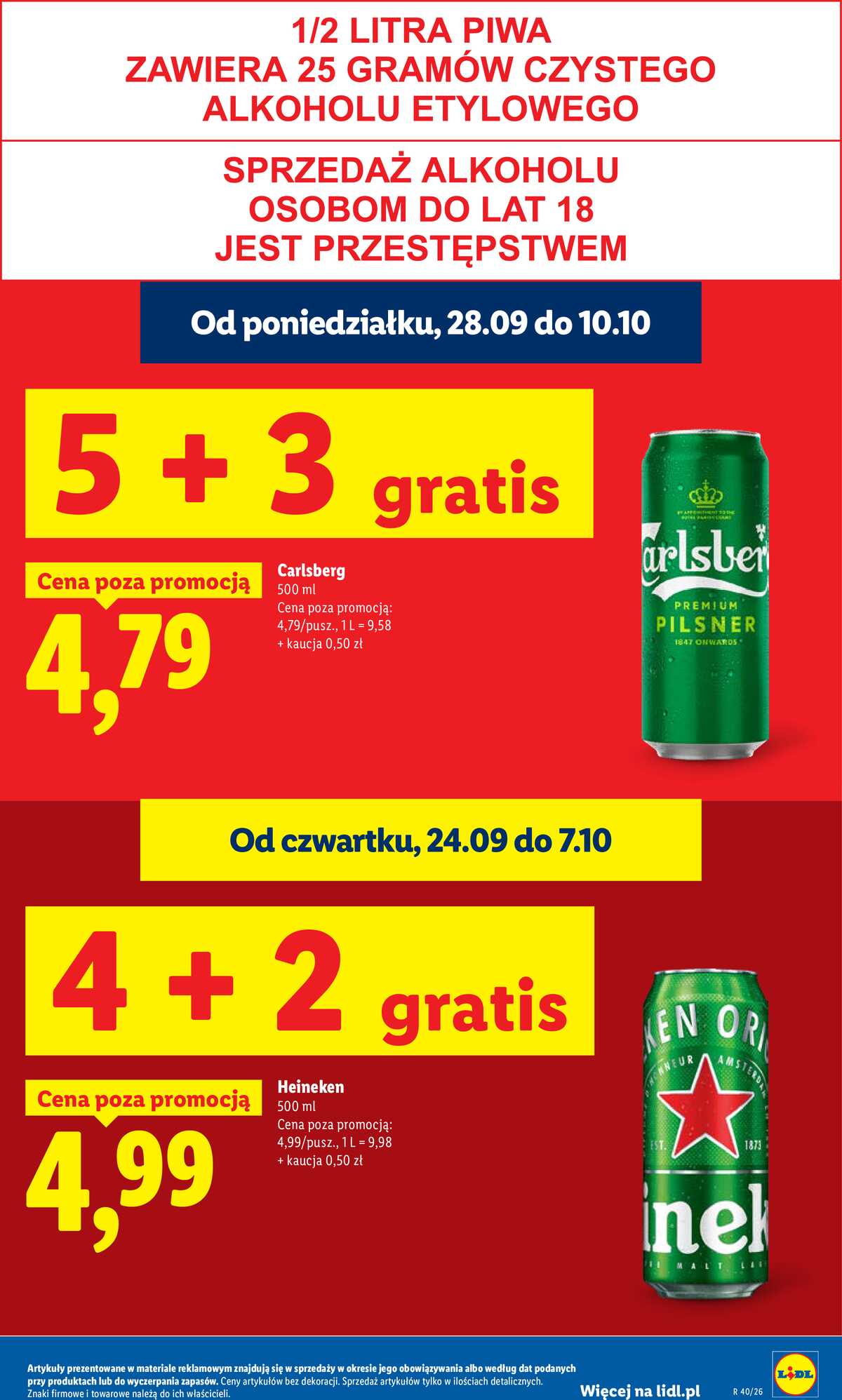 Leták Lidl Polsko 28.9.-30.9.2026 - Leták platí od 28. 9. do 30. 9. strana 19