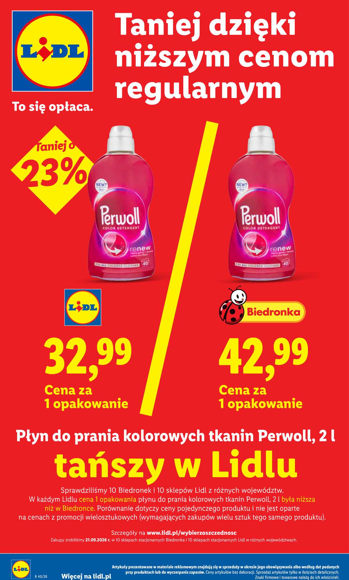 Leták Lidl Polsko 28.9.-30.9.2026 - Leták platí od 28. 9. do 30. 9. strana 22