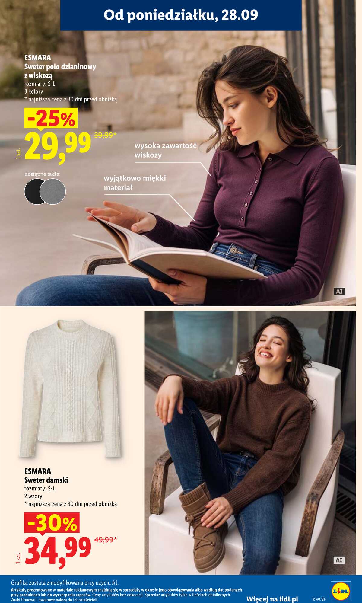 Leták Lidl Polsko 28.9.-30.9.2026 - Leták platí od 28. 9. do 30. 9. strana 39