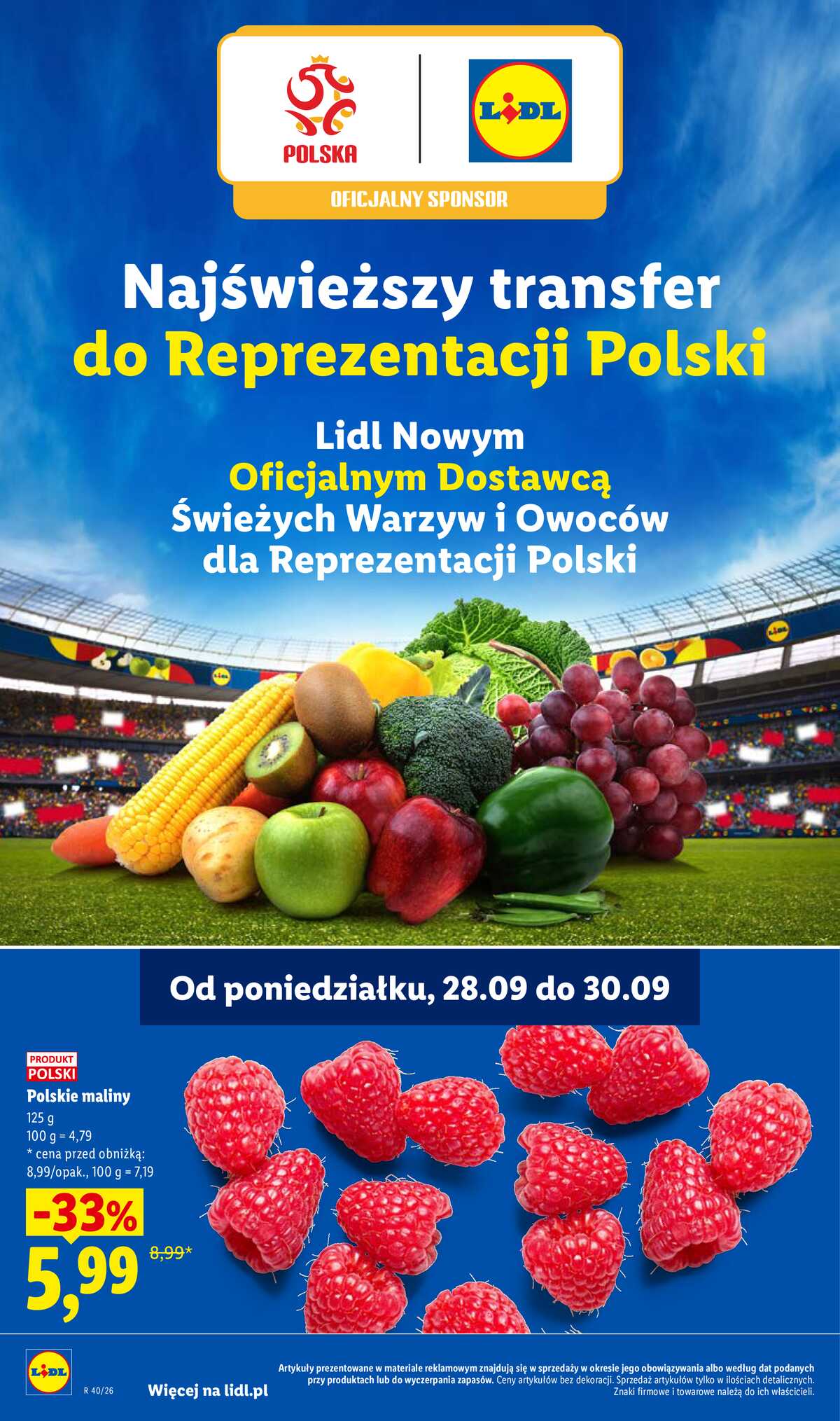 Leták Lidl Polsko 28.9.-30.9.2026 - Leták platí od 28. 9. do 30. 9. strana 42