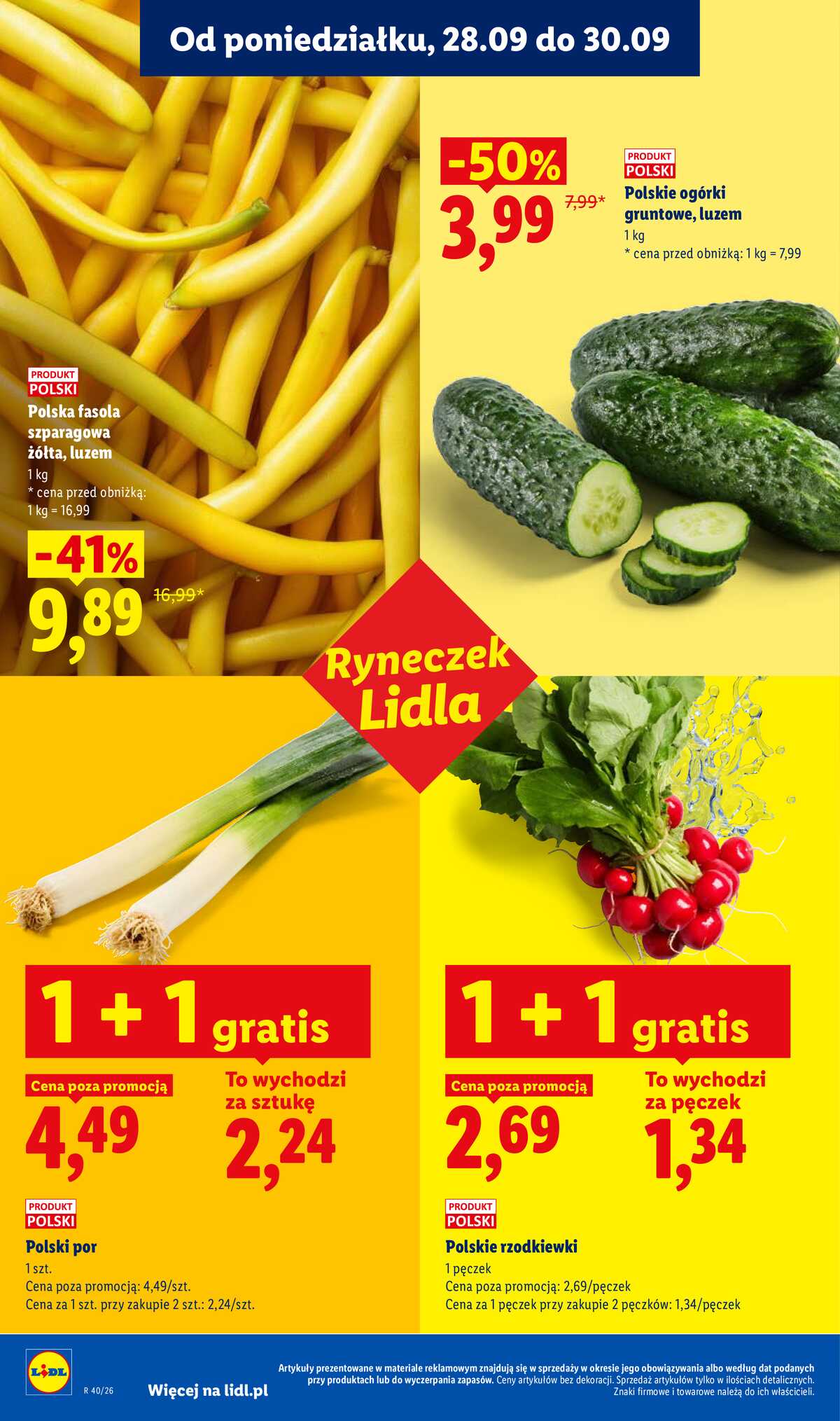 Leták Lidl Polsko 28.9.-30.9.2026 - Leták platí od 28. 9. do 30. 9. strana 44