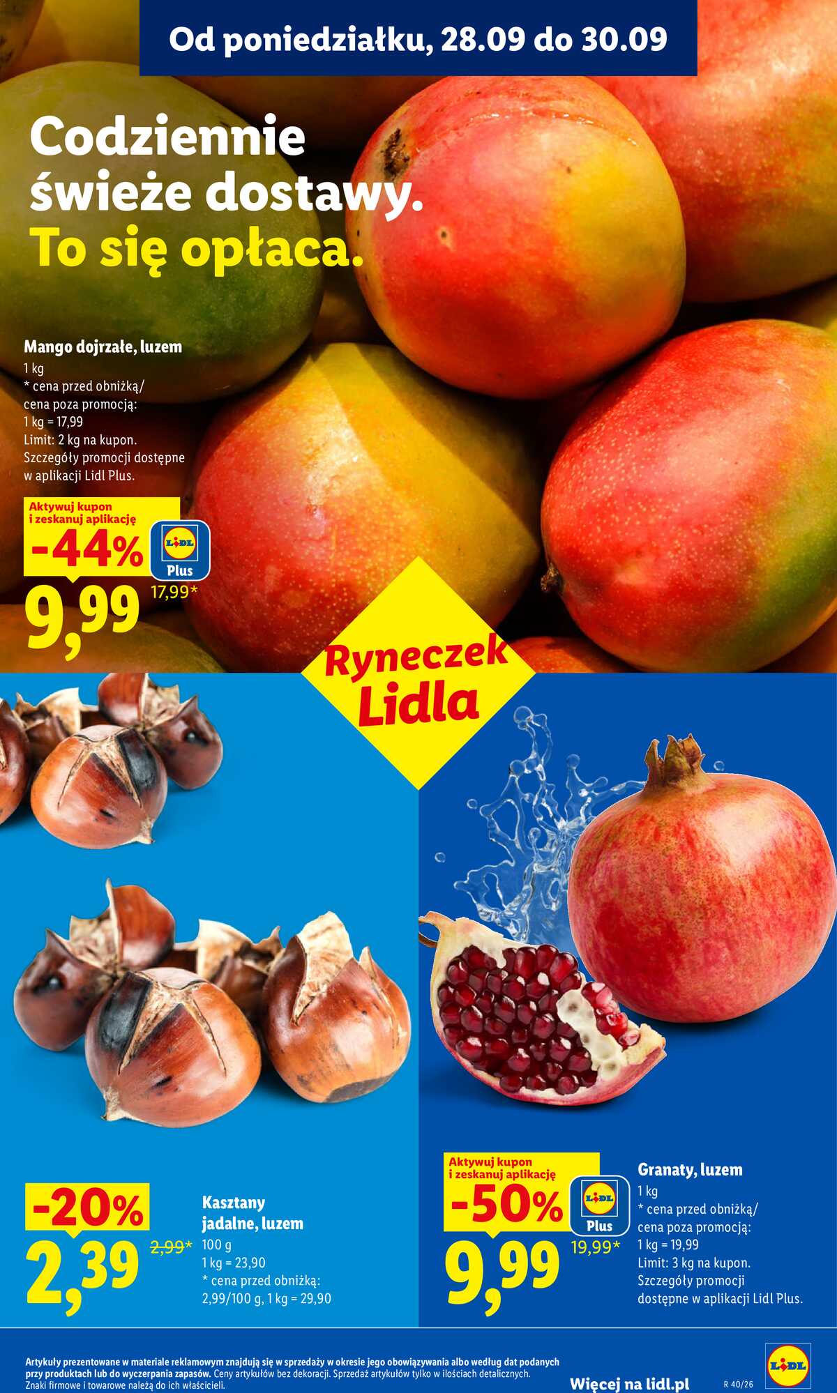 Leták Lidl Polsko 28.9.-30.9.2026 - Leták platí od 28. 9. do 30. 9. strana 45