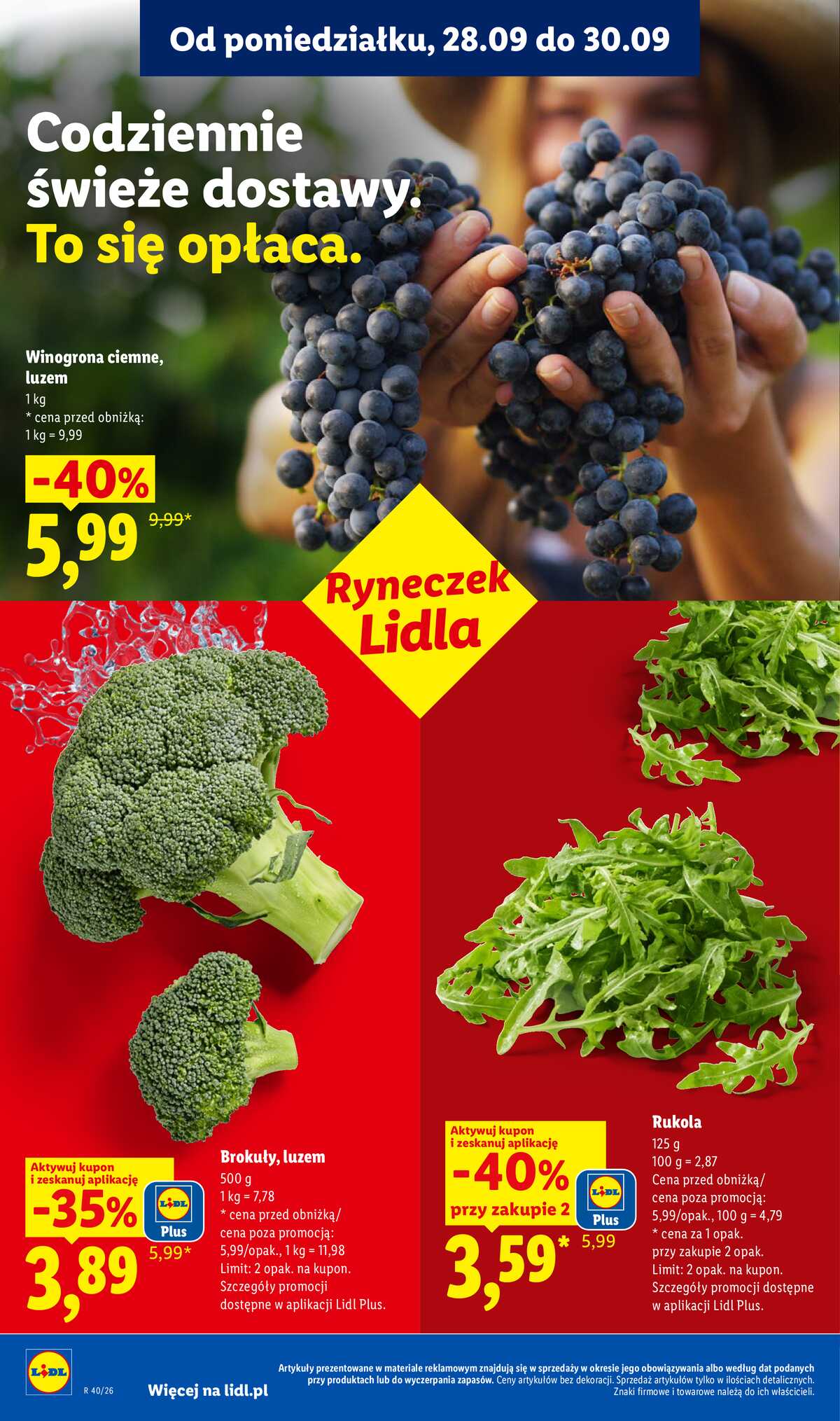 Leták Lidl Polsko 28.9.-30.9.2026 - Leták platí od 28. 9. do 30. 9. strana 46