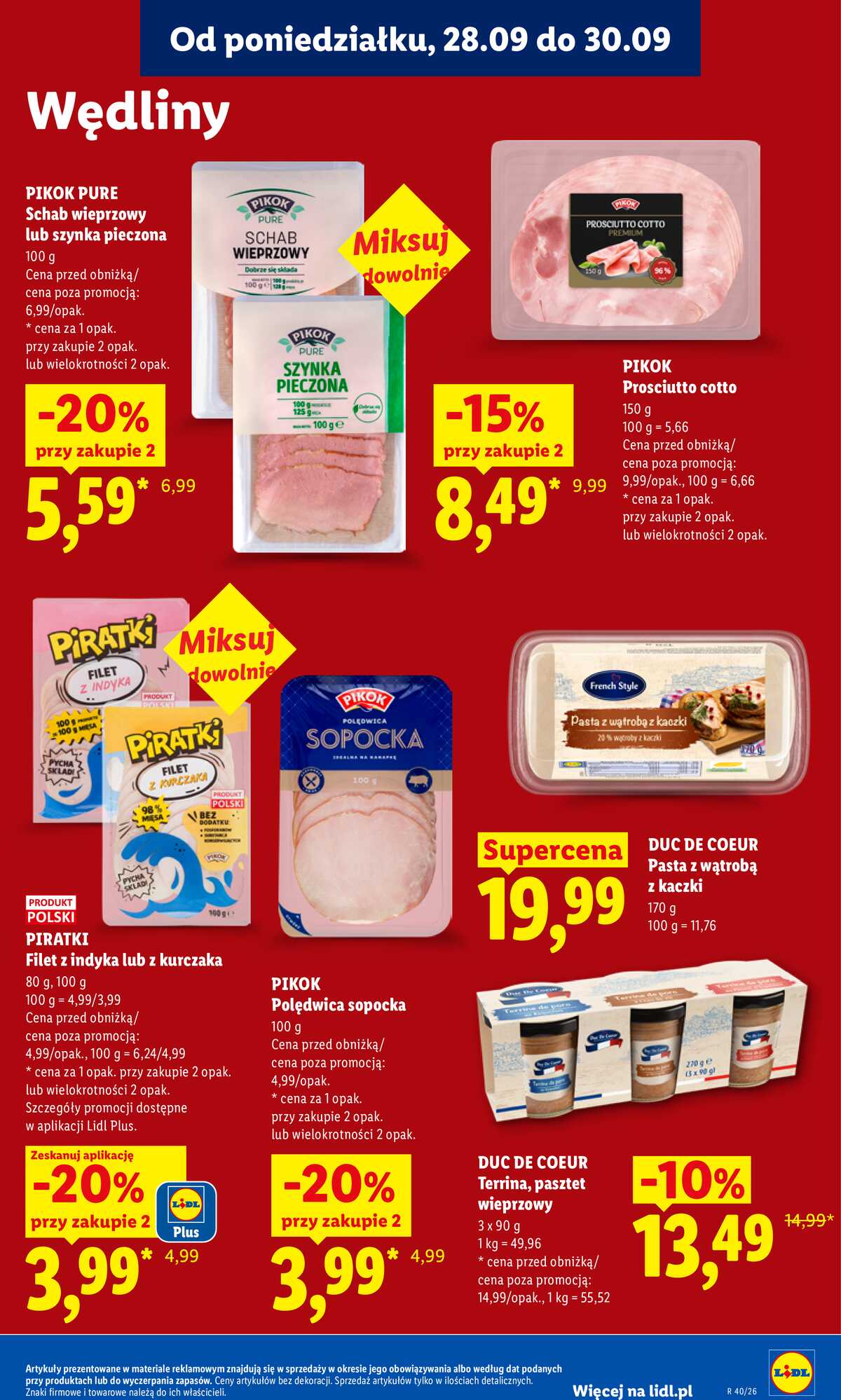 Leták Lidl Polsko 28.9.-30.9.2026 - Leták platí od 28. 9. do 30. 9. strana 57