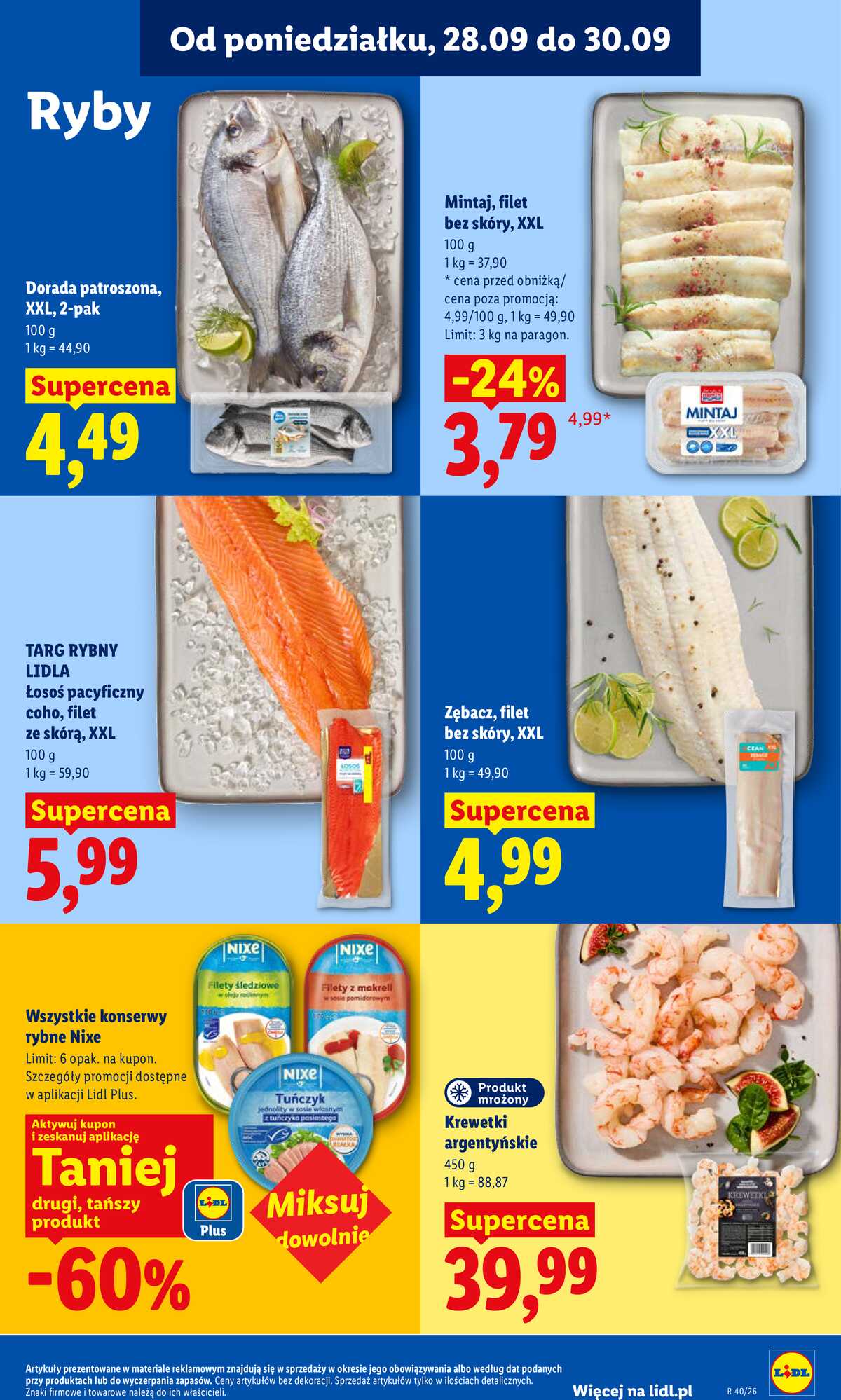 Leták Lidl Polsko 28.9.-30.9.2026 - Leták platí od 28. 9. do 30. 9. strana 59
