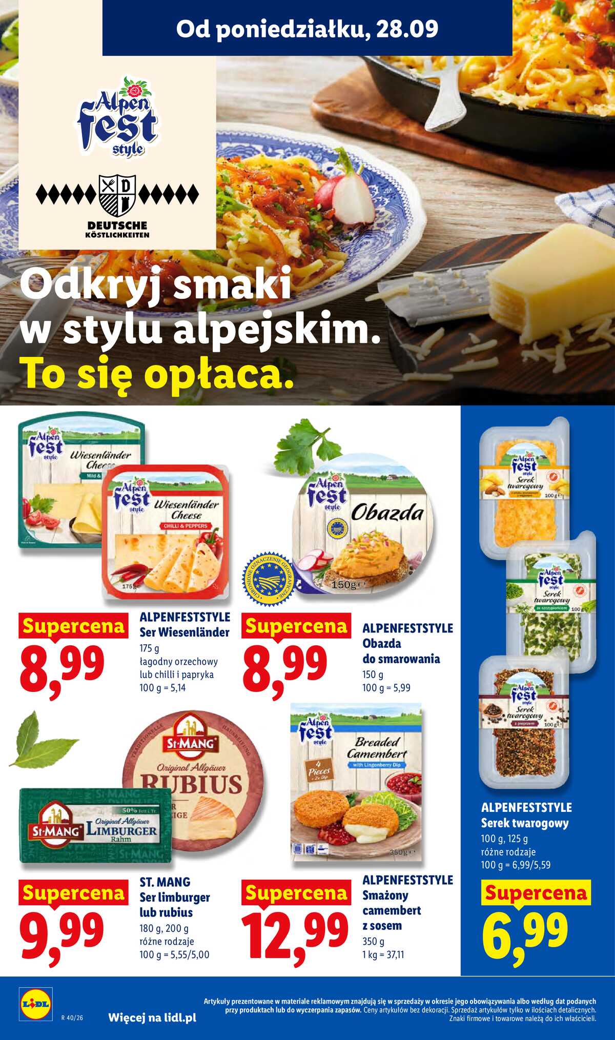 Leták Lidl Polsko 28.9.-30.9.2026 - Leták platí od 28. 9. do 30. 9. strana 64